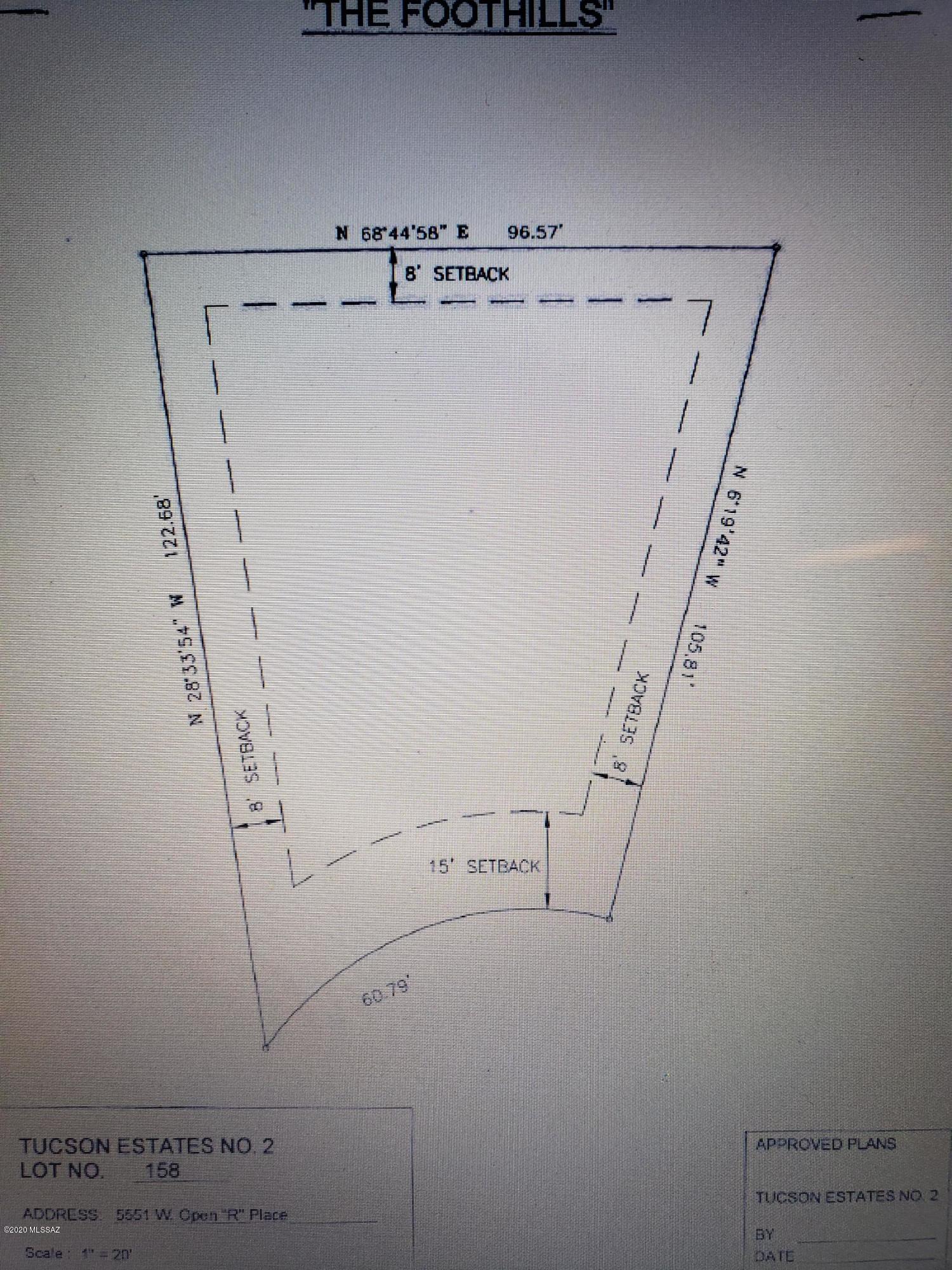 Tucson Estates NO. 2 (1-560) - Land