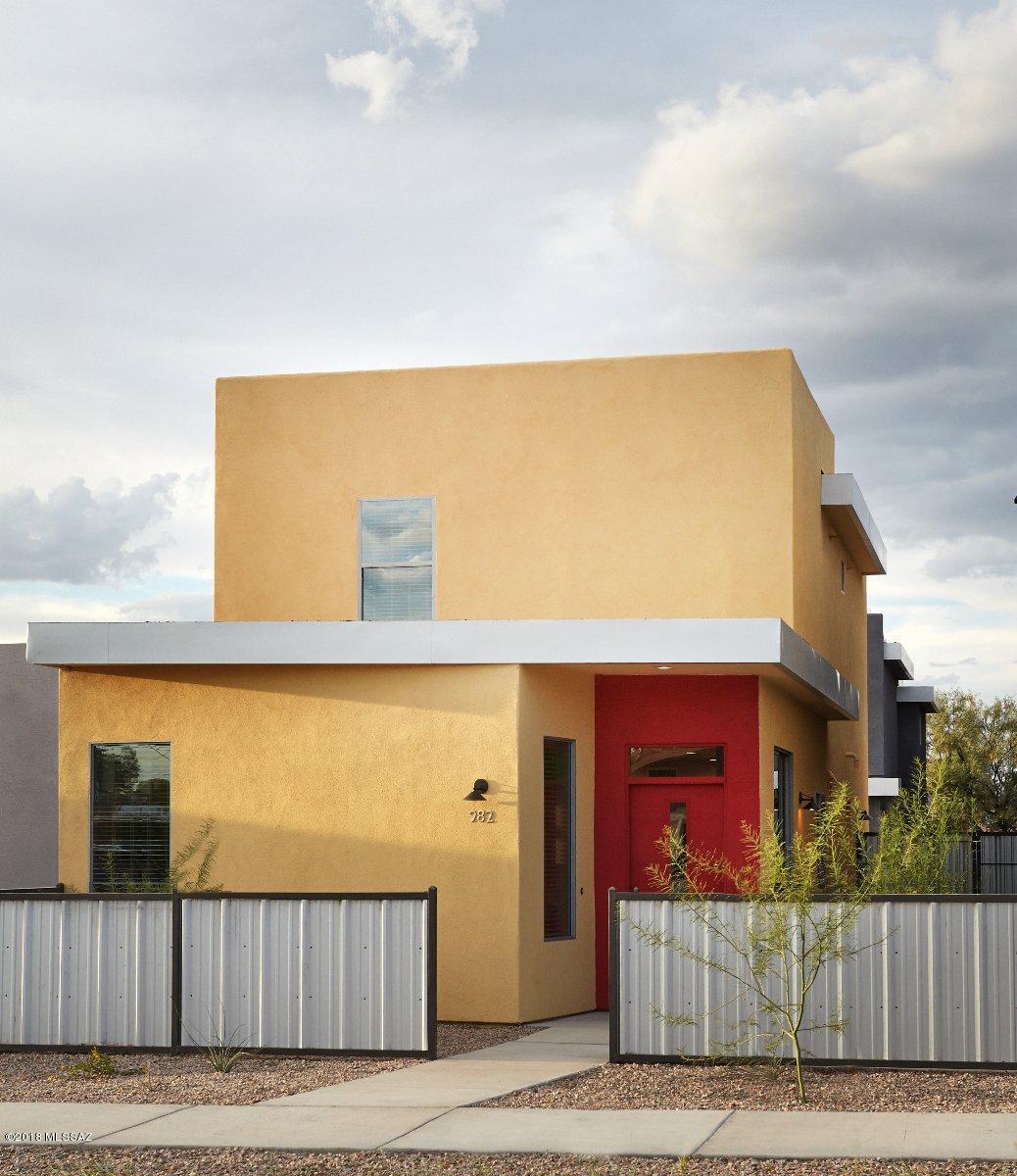 READY FOR QUICK MOVE IN (August) just before school! PEPPER VINER HOME located in midtown! Minutes to the UofA, Banner Medical Center, downtown, shopping & restaurants. Enjoy this open, modern architecture & loft-style two story living with two master suites! Pepper Viner Homes is Southern Arizona's 6 time builder of the year. We are known for building energy efficient new homes with typical HERS ratings between 55 and 60. With 2x6 construction & spray foamed sealed attics our customers will have years of affordable utility bills. Home also includes an iPad that operates the standard security system and Google Nest thermostats. Many homebuyers upgrade the RTI controller to operate lights, cameras, garage door opener, sound systems and video door bells. Photos are of model.