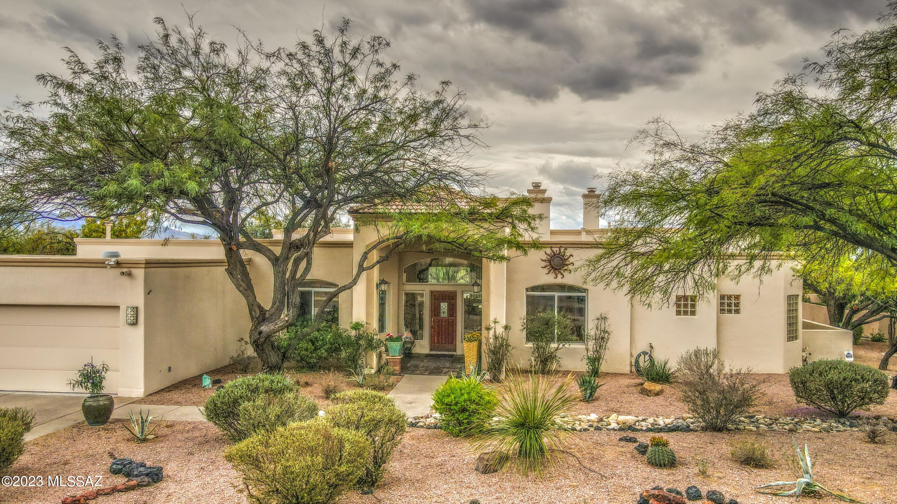 Range priced $790,000-$850,000 Welcome to Winchester Ranch. You will immediately be struck by the soaring ceilings and breathtaking views of the surrounding mountains. This 4 bedroom and 3 bathroom home features a great room concept with huge chef's kitchen, that meets the grand living space that combines a cozy fireplace with space for entertaining that flows onto the massive covered patio that extends the rear of the home and looks over the sparkling pool. The split floor plan includes an owner's retreat and separate office on one end plus a large guest room/flex space that has its own rear entrance. There is a 3 car garage and large walled yard on more than 1/2 an acre.