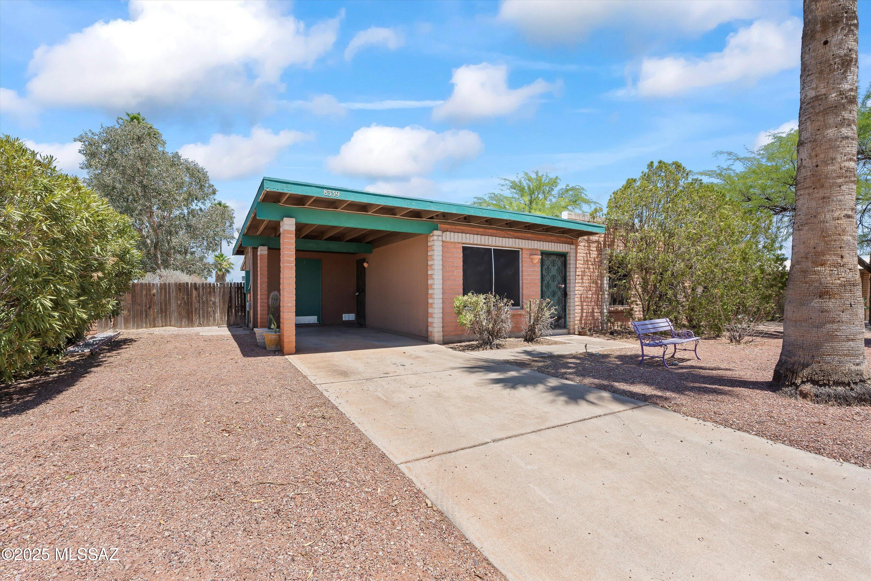 A rare and affordable find with a pool on Tucson's east side! Homes like this don't come along often. Enjoy your own private pool just in time for summer, plus a spacious backyard with a shed that could be converted into a pool house, workshop, or hobby room. Just minutes from Lakeside Park, you'll love having easy access to walking paths, a fishing lake, playgrounds, and more. (3 min drive/11 min walk) You'll also enjoy Wagging Tails Dog Park at Lower Lincoln Park. (3 min drive/14 min walk) Plus, only 1.5 miles to Fred Enke golf course & Clement's Splash Pad! Whether you're a first-time buyer or simply looking for value in a great location, this home offers comfort, potential, and lifestyle at a hard-to-find price point.