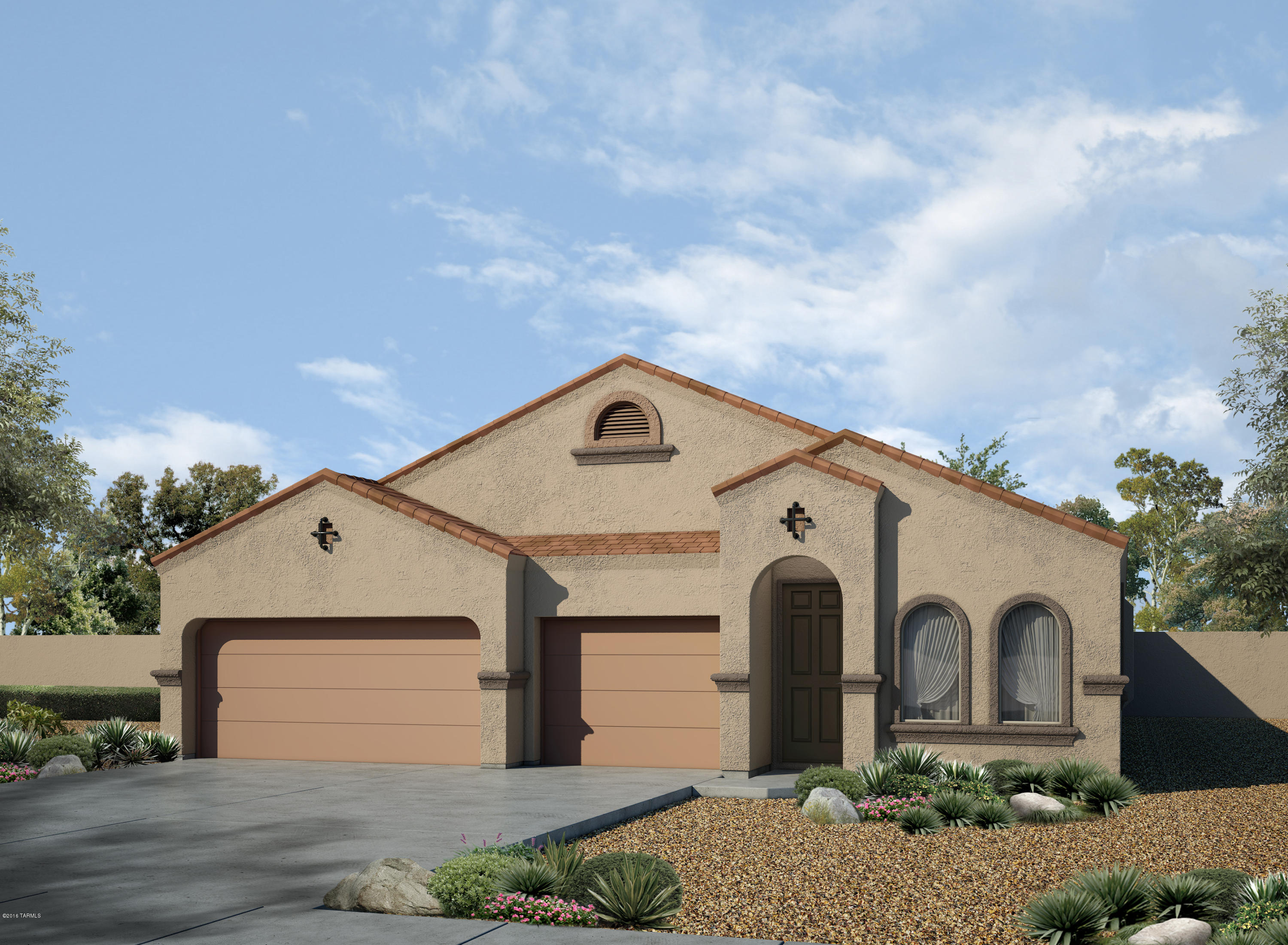 This thoughtfully designed floor plan packs a lot of house into the package including 3 bedrooms, 2 full baths, Den, Library and formal dining.  Great room concept with covered patio and finished 3 car garage.  Nicely appointed with upgraded staggered birch cabinets in double espresso complimented by stainless steel appliances and 2nd level upgraded granite countertops. Marble bath tops and upgraded flooring throughout. Extra large walk in pantry and large laundry room too!  Currently under construction this home will be ready to move in by the end of July 2016.  Brand new construction Energy Star Qualified Home which will save you up to 30% on your utility bills every month!  Quality Construction & Low Cost of Ownership with Builder Warranty! Come see your new home!