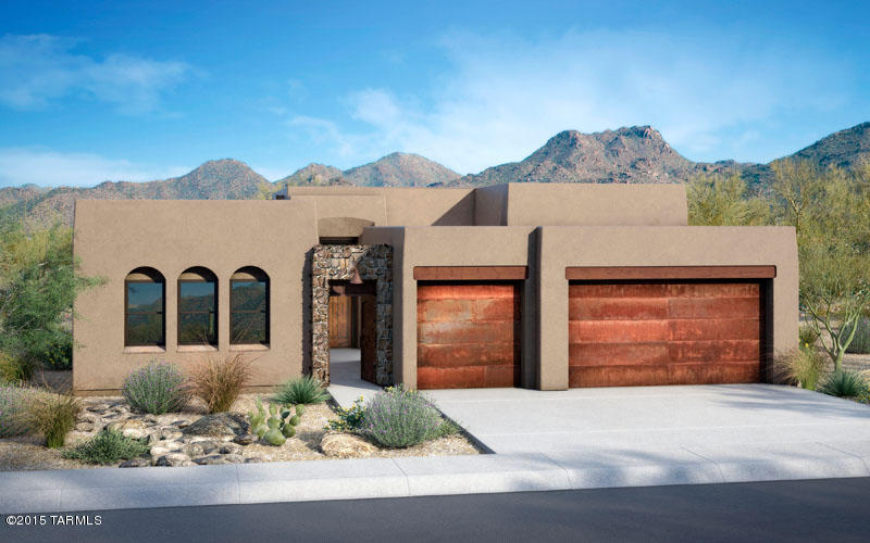 Insight Homes Agave Floorplan. Quality construction with dramatic design and appeal of a custom home at value pricing. Located in The Preserve at Dove Mountain, this home features 12' ceilings, large covered patio, stained concrete flooring throughout, custom tiled walk-in showers and many other features.