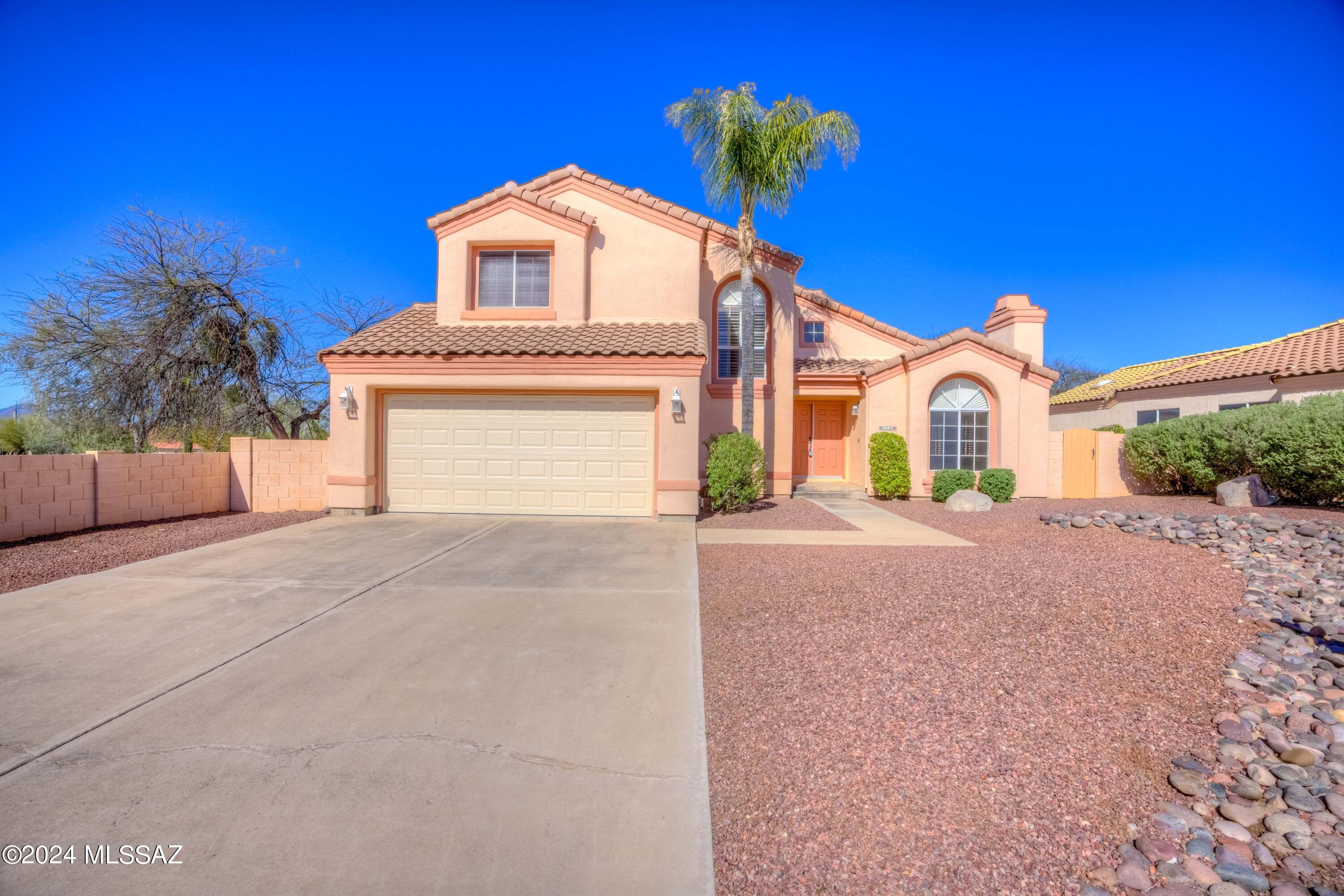 Don't miss this gem in North Ranch! Lovingly cared for by the same family since 1988, this fantastic house sits at the end of a quiet cul-de-sac, on a large premium corner lot, with no homes behind it. Backing to open space, this wonderful 2-story house boasts high ceilings, cozy living spaces, a large owner's suite, and a wonderfully peaceful covered patio. Major items like the A/C and hot water heater were replaced in 2020 and the beautiful Saltillo tiles are sealed and have been extremely well taken care of, along with the rest of the rest of the property. Just a short walk to the community pool, green space, and pickleball courts, this house is ready for its next owners to make it home!