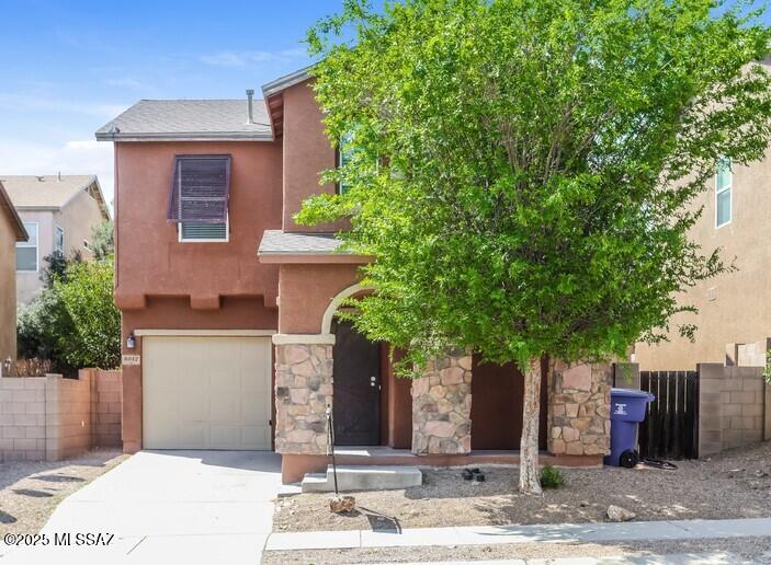 Welcome to this beautiful and cozy two-story home! This 3-bedroom, 1.5-bathroom gem is ready for you to move in. The house offers the elegance of tile and luxury vinyl flooring, providing both style and durability. Prepare culinary delights in the chef's kitchen, featuring stainless steel appliances that elevate your cooking experience to new heights. With ample counter space and cabinets, organizing your kitchen essentials becomes a breeze, ensuring both functionality and style.
