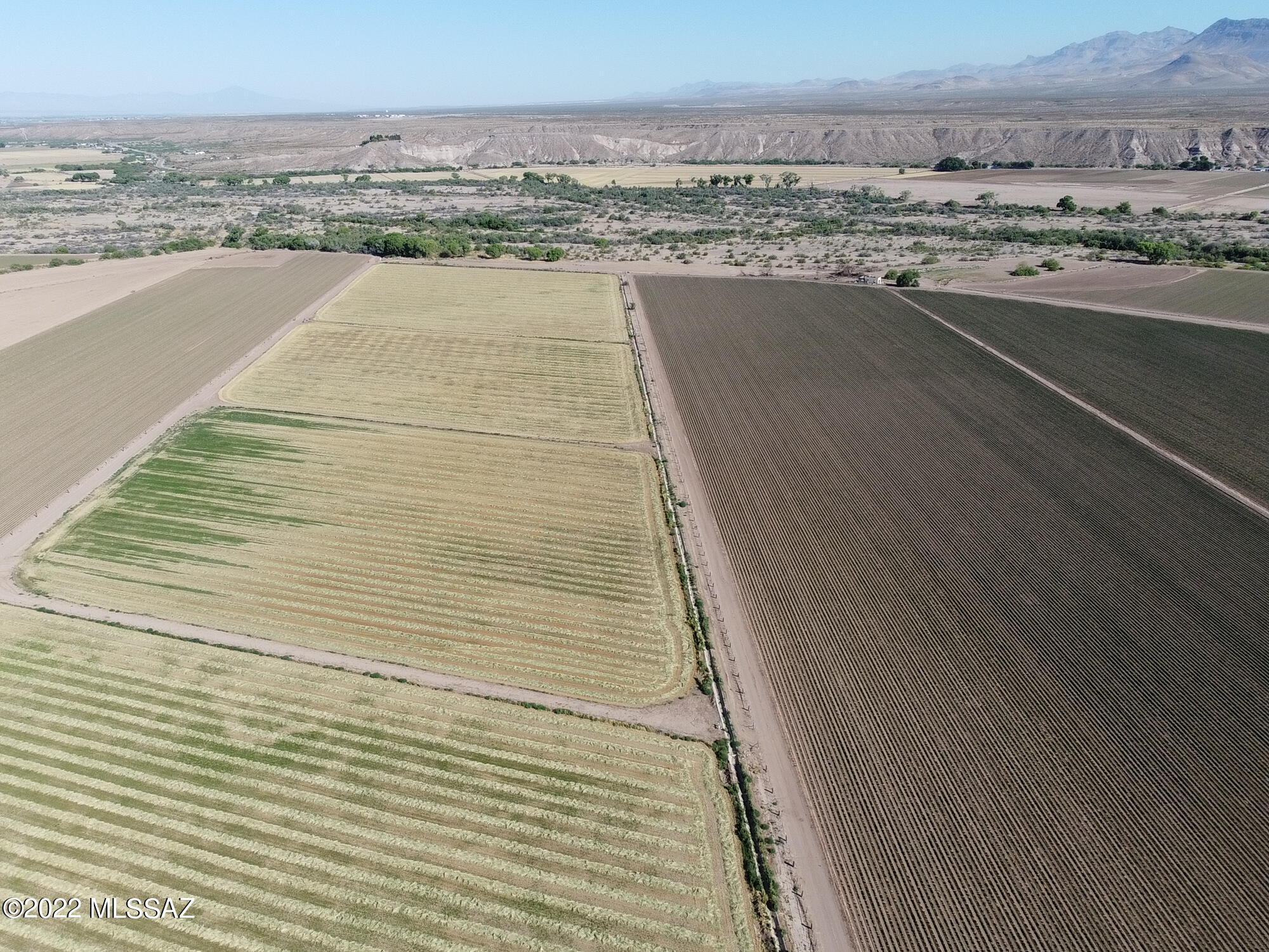 45+/- acres of high production farmland east of Safford, Arizona with 1000 GPM well.