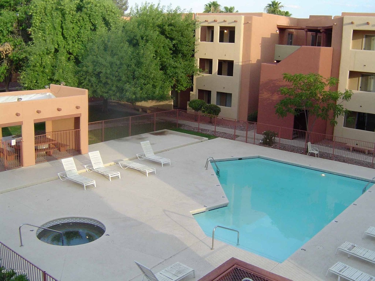 Updated condo with 2 bedrooms and 1 bahtroom, AC, centrally located near U of A and Pima College.  Gated community with two pools, two spas, sand volleyball court, ramada BBQ's, Clubhouse with fireplace, fitness weight room, sauna/steam rooms, billards room, tennis court, and indoor racquetball court.  Please call for appointment to view 520-229-2050