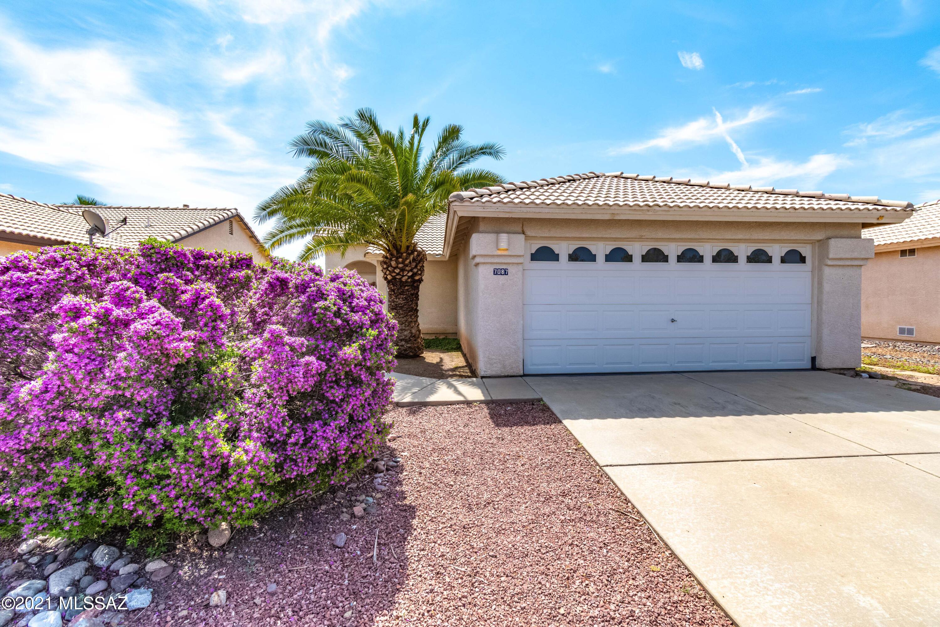 You won't want to miss this adorable and charming home in NW Tucson's desired Continental Ranch! Clean, well kept 3 bedroom 2 bath home boasts high ceilings, spacious living areas, and and beautiful curb appeal. Close to I-10, shopping, hiking, and other recreation! Continental Ranch has many amenities that make it the perfect fit for families or active adults! This will not last long!