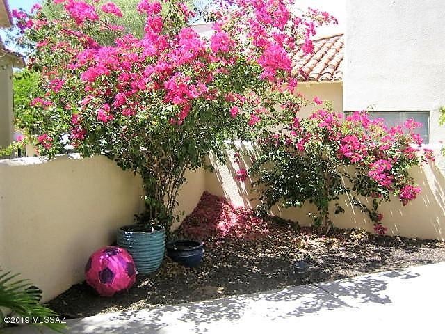 Rare opportunity to a rent a 2 story 3 bedroom, 2 bath condo in the sought after gated community of La Paloma. The large primary bedroom is located on the 2nd floor with views of the Catalina Mountains from the balcony. The 2nd bedroom shares the Jack and Jill bathroom with the primary bedroom. A small loft can be be used as a sitting area, office space, storage, etc. On the main floor adjacent to the great room is a large room which can be the 3rd bedroom, playroom, office. A great room, full bathroom, kitchen with breakfast bar and laundry room complete the main level.  A private patio can be accessed from the great room where you can enjoy sunrise/sunset views. One enclosed garage space is included. There is a community pool, spa and small clubhouse for tenants to use. P532