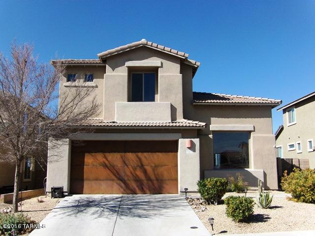 Breath-taking Two Story Home With Sparkling Swimming Pool in Rancho Del Lago!Brand new pool fence to be installed by owner! Tandem Three car garage! Home backs up to desert with MAGNIFICENT mountain views! This spacious home has over 2,300 square feet with a separate In-Law suite/bathroom downstairs. The kitchen comes complete with all appliances, granite counter-tops, recessed lighting and large pantry. Custom Alderwood entry door! Formal dining area! A cozy fireplace graces the family room. A Jack & Jill bathroom connects the two upstairs guest bedrooms. Master bathroom boasts a garden tub with separate shower. Alarm system for tenant activation! Backyard includes a covered patio for easy entertaining and a built in BBQ grill! Owner pays for pool service, landscaping and pest control!