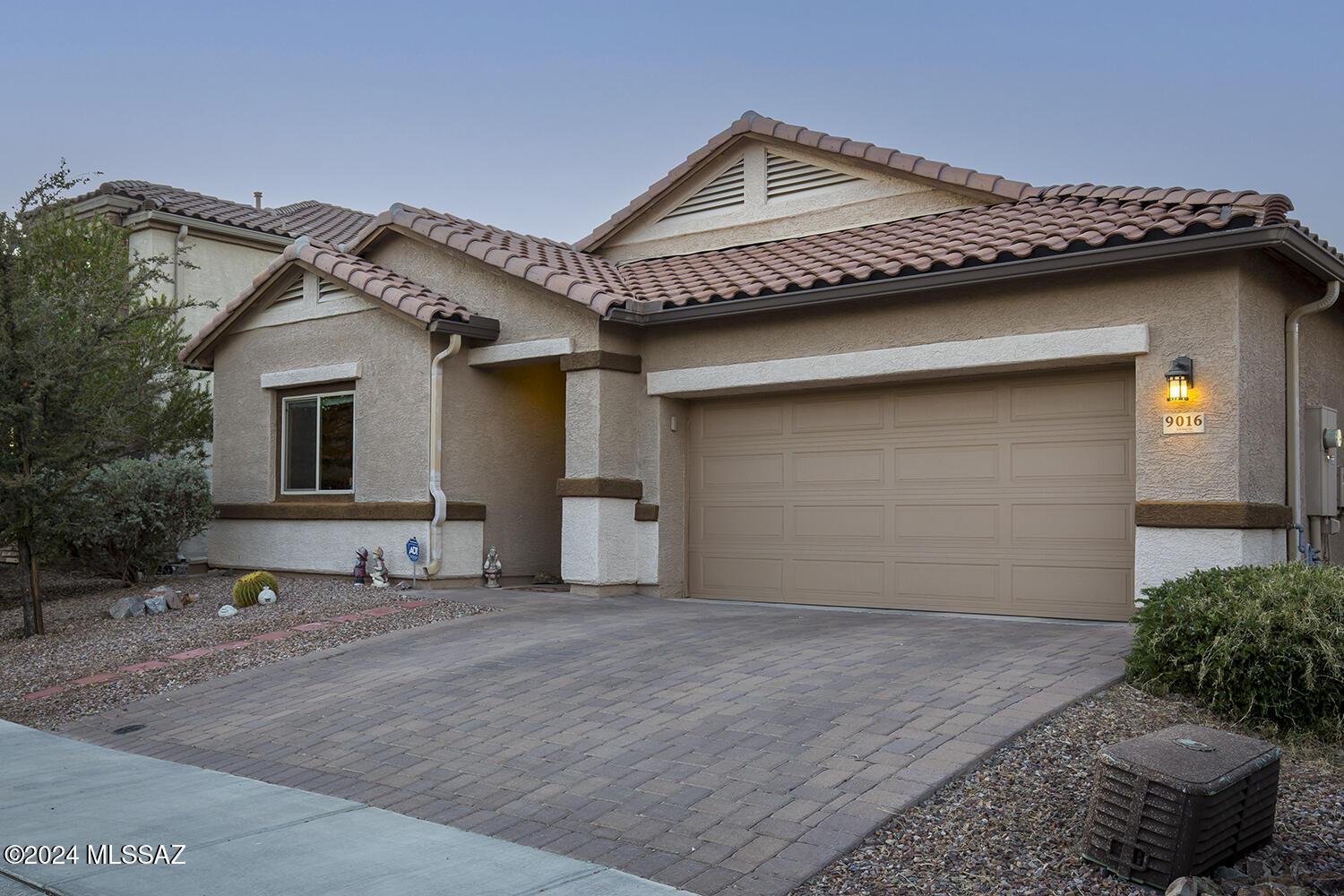 Well maintained home in desirable Saguaro Bloom community. This 3 BD/2 ½ BA/Den/2,230 Sq.Ft home offers a great room floor plan w/family room, dining area, separate formal dining space & den. Kitchen has granite counters, plenty of cabinet space, island w/breakfast bar & stainless steel appliances. Primary suite has sitting area, walk-in closet & separate shower & tub. Relax in the backyard w/covered patio & lush landscaping. Property has leased solar for low monthly electric bils. Community offers a pool, parks, sidewalks & rec center.