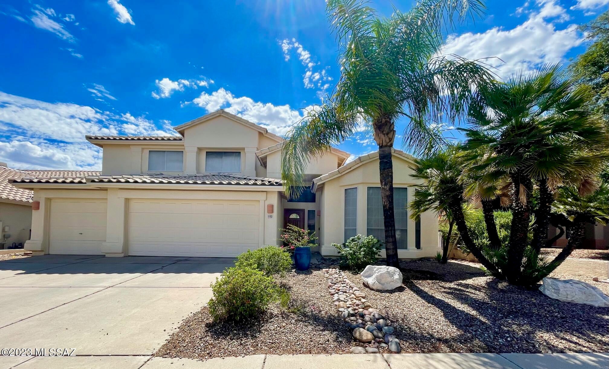 Located in the Copper Creek community in Oro Valley. This home has tons on living space with its 2,973 sqft. Home features, 4 bd, 3bath, 3-car garage with a main floor living/great room, family room, kitchen eating area, and large upstairs loft. There are beautiful wood floors on the main floor, vaulted ceilings, and lots of windows for plenty of natural light. Large kitchen opens to family room and nice sized eating area with views of the pool. The kitchen has lots of counter and cabinet space, stainless gas stove, frig, Microwave, and Washer/Dryer are also included. The primary bedroom is located on the main floor, with doors to the backyard and the primary bath includes double sinks, a tub & shower, a walk-in closet & vanity area. The main floor also has a laundry room. Downstairs powder room. Upstairs boasts the oversized loft, 3 guest rooms, and a bathroom. Now featuring new carpeting in the bedrooms and living space. Entertain your guests in this inviting backyard with a pool, large patio, and professional landscape. Monthly landscaping is included.

This home is available now, for a 1-year lease. The rental rate is $2,895.00 per month, and the security deposit is $4,342.50. If pets are allowed and approved, there is a $25.00 monthly pet fee per pet, plus a $150 non-refundable pet fee, per pet. Pets are subject to owner approval. 2 pets ok.

Our residents are automatically enrolled in our Resident Benefit Package. The cost of this program is $35 per month. For more information regarding this program, please go to www.bluefoxproperties.com to the For Residents tab on the banner and click on the Resident Benefit Package on the drop down menu.
Every adult age 18 and over must complete an application. The application fee is $55 per adult. The application process includes credit, criminal, previous rental history, employment, and income verification.

Residents are required to obtain and keep liability and renter's insurance in full force and effect during the full term of the lease agreement and any subsequent renewals. The coverage must include at minimum the following:

$20,000 renter's content coverage

$100,000 tenant liability insurance coverage

$10,000 renter's bodily injury coverage

Our residents may purchase their own policy as long as Landlord and Agent are listed as "additional insured". It is important to note that "additional insured" and "additional interest" are not the same thing. If the policy provider will not name Landlord and Agent as "additional insured", our residents will have to find an alternate provider that will. Our residents must provide a copy of the policy to Blue Fox Properties, LLC prior to lease signing and prior to signing any lease renewal. If the copy is not provided prior to lease signing, Tenant will automatically be enrolled in the insurance policy provided through Blue Fox Properties, LLC and charged accordingly. The cost of the Blue Fox policy is $20

Our minimum rental requirements include the following:
1.The applicants' household verifiable gross monthly income must be 3 times the rental rate.
2.All our homes are offered as non-smoking. No smoking is allowed on the premises, inside or outside the home.
3.Reasonable credit which includes but is not limited to an average credit score of 580 for all applicants combined. If you are concerned about challenged credit, you may be able to address this concern by adding a cosigner or offering additional security deposit. Contact us for details.
4.If this property is located within the City of Tucson, housing vouchers will be considered.
5.Applicant to provide proof that debts to previous landlords have been satisfied. An eviction can be grounds for denial.
6.No felonies for the past 10 years related to property damage, illegal substance manufacturing or distribution, or assault. Other criminal activity may be grounds for denial.
7.All pets are subject to approval.
8.No bankruptcies that have not already been discharged.
9. All current or pending collection accounts owed to any utility companies must be paid in full, with no exception, and must provide a receipt from the collection agency or utility company stating the collection fee has been paid or settled.
10. You must fill out an application on www.bluefoxproperties.com. Applications submitted through any other site will not be accepted and Blue Fox will not be responsible for any refunds.

Blue Fox Properties is an Equal Opportunity Housing provider. We are also licensed REALTORS.