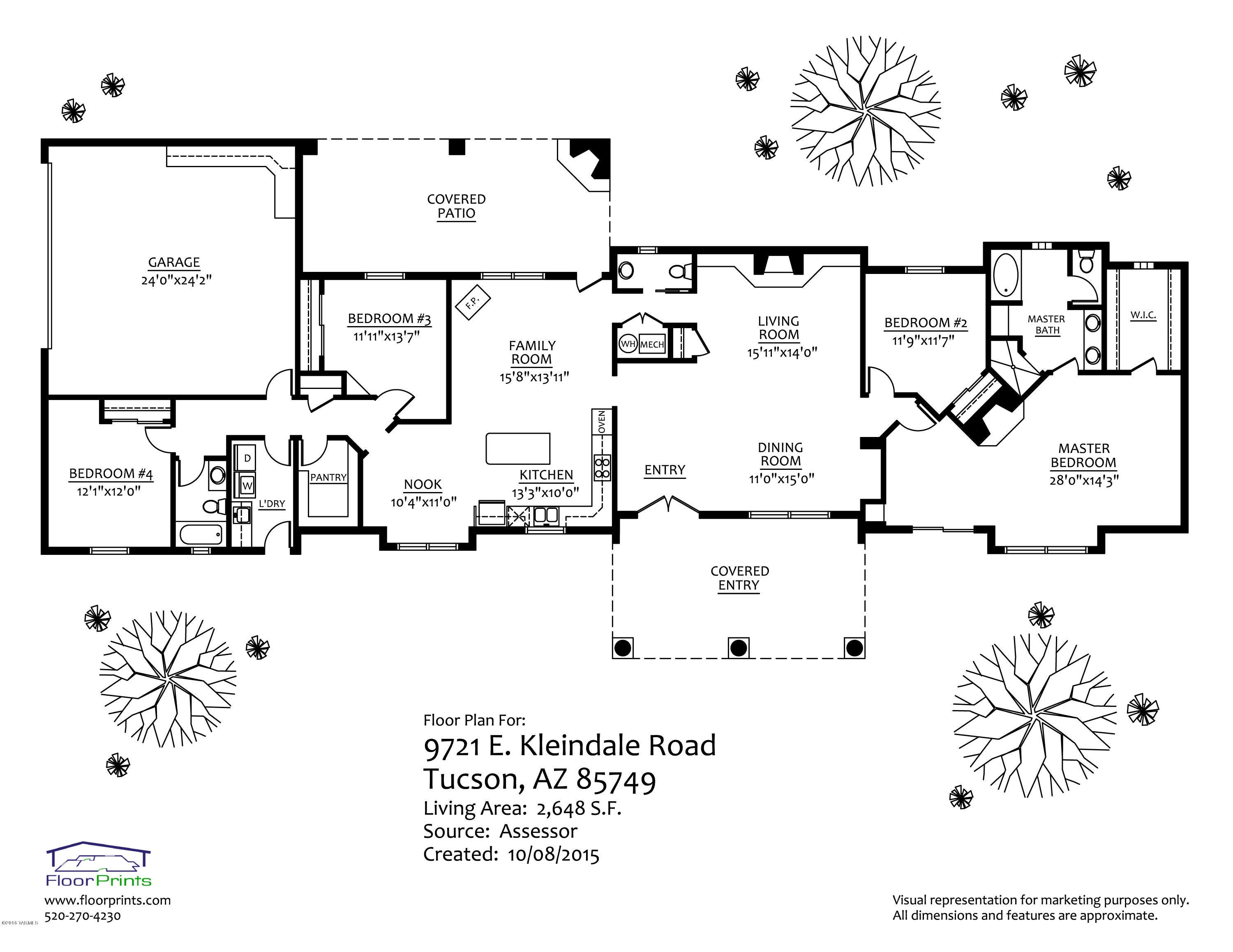 Beautiful Mediterranean style home located near the entrance of Mount Lemmon. This 4 bedroom/2 & 1/2 bath home has a wonderfully spacious split bedroom floorplan with a large great room with wood burning fireplace and high ceilings. The kitchen has both an island and a separate breakfast nook with a bay window that opens onto the family room. An extended covered patio with fireplace and a south facing back yard and sparkling pool make summer nights a pleasure to enjoy!  Master suite also boasts its own fireplace with a nice sized master bath and walk-in closet. Relax on your Covered front porch and enjoy the mountain views.

**there is currently a washer and dryer that the owner will leave, but will be ''as-is''. Can be removed if not needed.**
