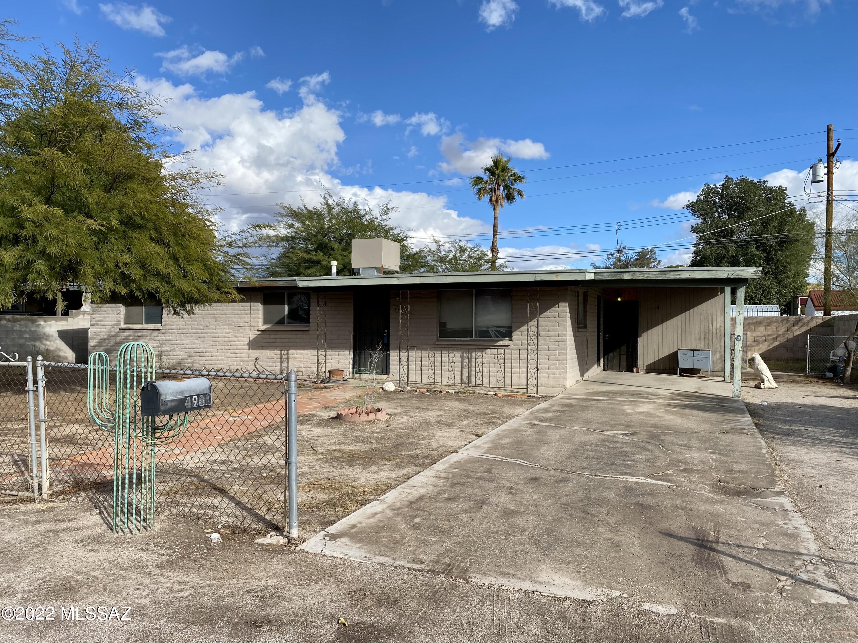 Great fix-up opportunity! Assessor sq ft is 1,196 - prior listing shows 1,671 sq ft. Seller never occupied property, no records of permits for the addition. Sold As-Is.