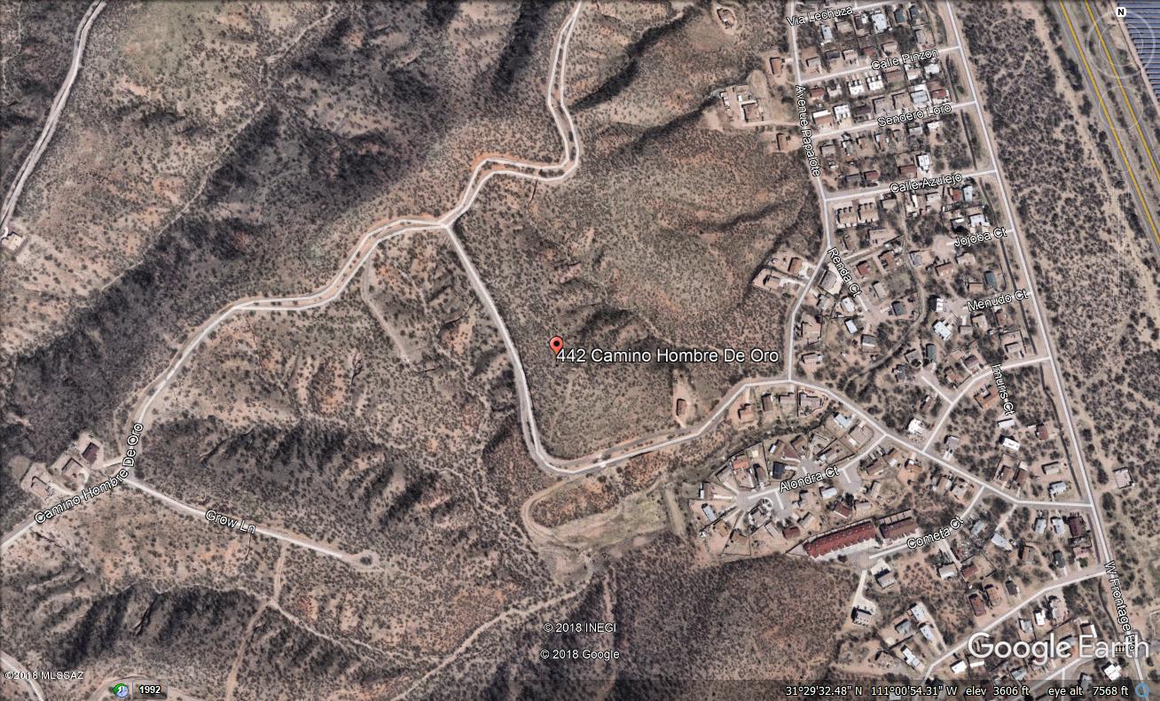 Beautiful Lot overlooking the Santa Cruz Valley. Extra large at 1.31 acres. Great Privacy.