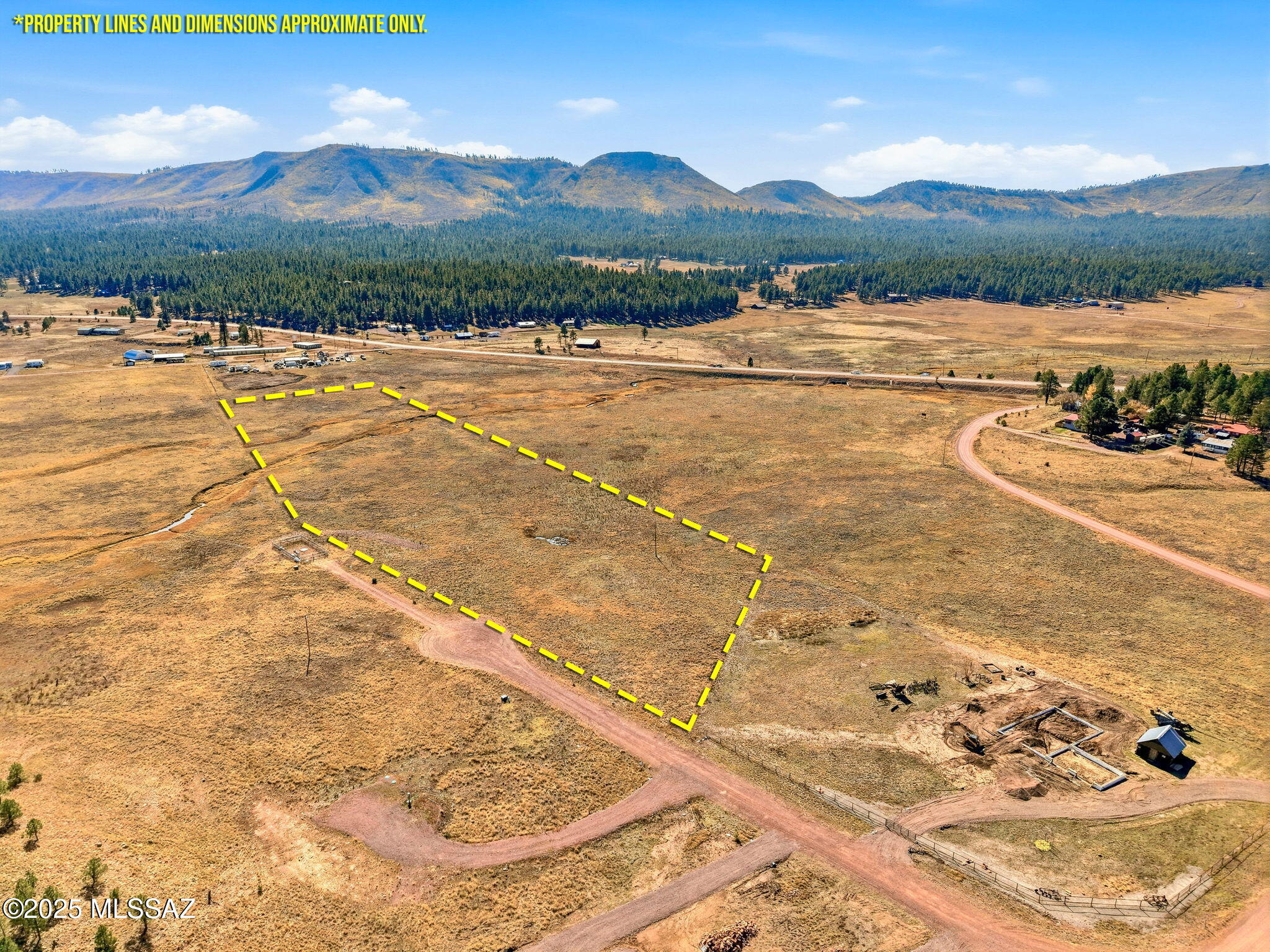Discover the wide-open beauty of Lot 25 in The Ranch at Alpine, an expansive 8.99-acre meadow property surrounded by mountain forests and located just minutes from Luna Lake. This large, open parcel offers an ideal setting for your future site-built cabin or mountain home, with plenty
of usable space for horses, barns, or outdoor living. The peaceful high-country surroundings attract elk and wildlife throughout the year. Power and water
are available at the lot line. With easy access to national forest land, hiking, hunting, and fishing, Lot 25 offers the perfect Alpine getaway with room to
spread out and build exactly what you envision.