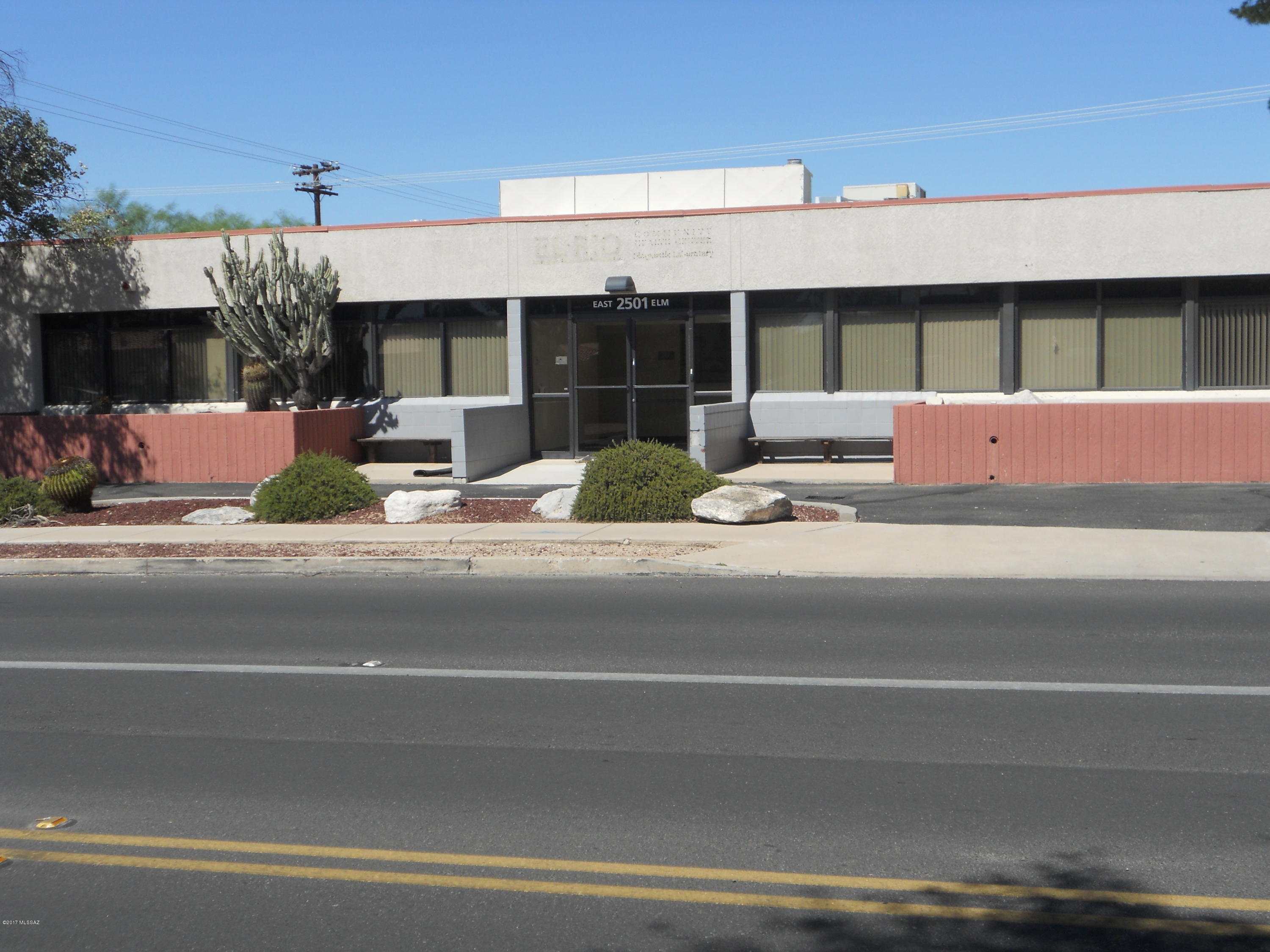 Great very convenient central location.  Close to U of A and Banner-UMC Hospital with easy access to downtown. This building had multiple system upgrades in 2007 and is fully sprinklered with a security system.  The last occupant was a laboratory group with some administrative offices.  The building has been divided into up to three separate tenant spaces in the past.  This building and the smaller building to the north are both available for sale or lease.