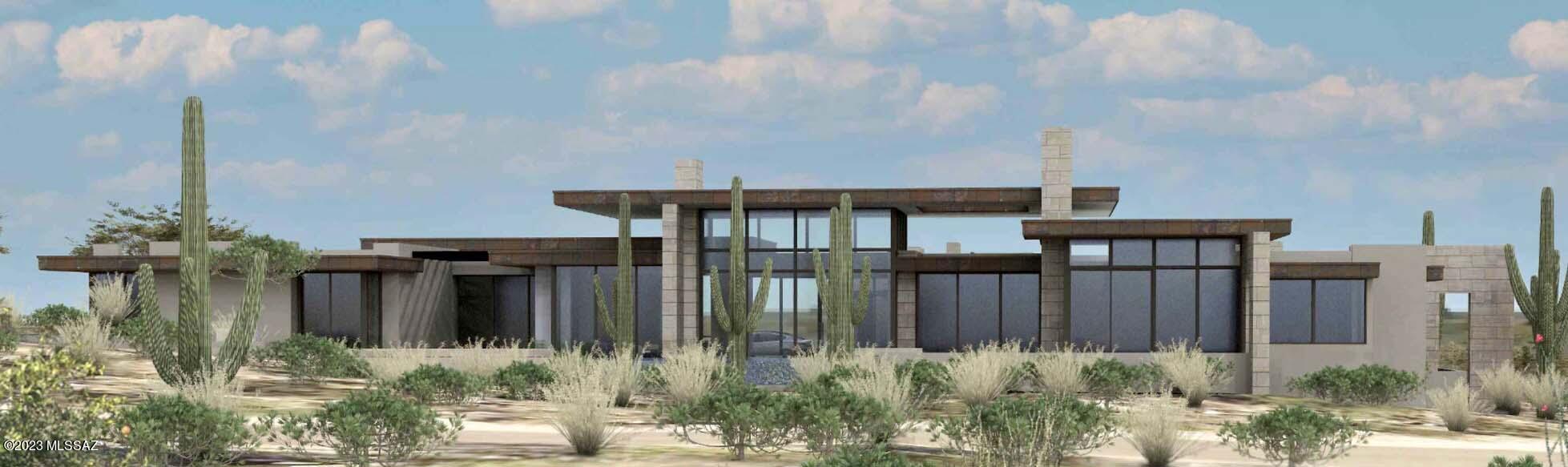 Nestled in the prestigious enclave of Pima Canyon Estates, this contemporary masterpiece designed by the renowned Kevin B Howard Architects offers a lifestyle of luxury and serenity. With 4 bedrooms, 4.5 bathrooms, an exercise room, and an office, this 4,615-square-foot home is an architectural gem that boasts remarkable mountain views and a host of exquisite features.

Step into a spacious, open-concept living area flooded with natural light, where every detail is a testament to modern design.

The gourmet kitchen is a chef's dream, with high-end wolf and sub-zero appliances, sleek countertops, and a functional layout that's perfect for both culinary adventures and entertaining. The four generously sized bedrooms, each with its own en-suite bathroom and walk in closet provide a private haven for relaxation.
An office space and exercise room cater to your professional and wellness needs, offering versatility for your daily routines.

Pima Canyon Estates is known for its exclusivity and natural beauty, making it a sought-after location. This contemporary home is a rare find, offering both the tranquility of the desert surroundings and the elegance of modern living.

Early purchase allows prospective homeowners to partner with the builder in selecting their desired finishes, a unique opportunity that will undoubtedly enhance the joy of possessing this magnificent home.

Listing agent is related to seller.