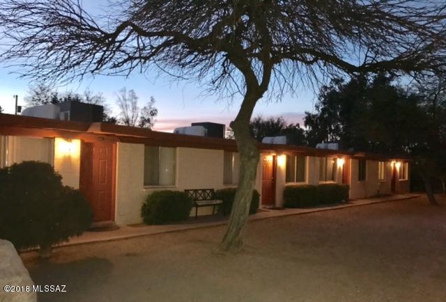 Fantastic opportunity to own an impeccable income property that has been lovingly & professionally remodeled from top to bottom. These gorgeous 2BR, 1BA units boast all ceramic tile floors, remodeled kitchens & baths, new doors, newly textured walls, covered parking, fenced yards, extra storage, dishwashers, microwaves & new A/C units in 2016. Excellent mid-town location,easy access to the Brandi Fenton Park, River Rd corridor & 5 miles to the UofA. Average per unit income w/utilities and coin operated laundry is $725. 2 units have extra lg yards, sep fenced in yard & 12'x12' Tuff shed for the owner and lighting for the covered parking at night. Pride of ownership abounds. Package available. Upside to rents.  (See MLS #21824041 & MLS #21824042 as separate 4-plexes but being sold together)