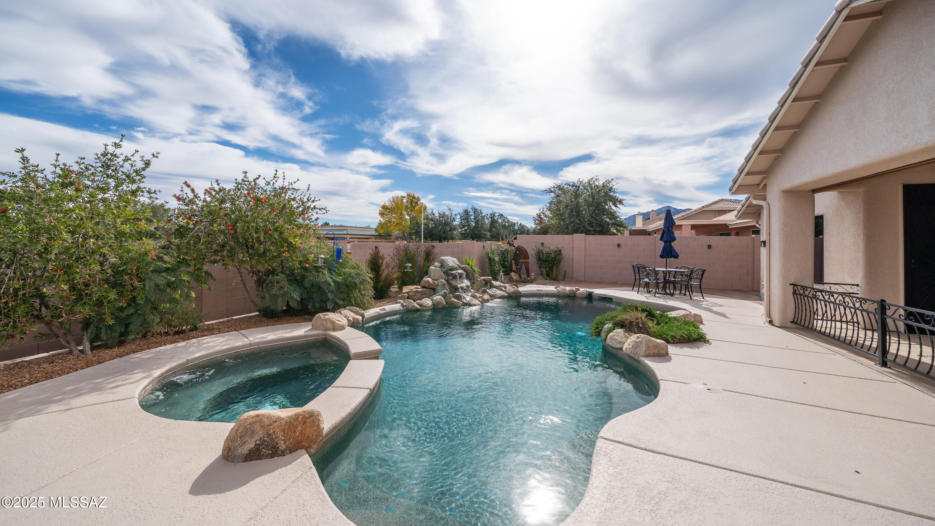 Enjoy your OWN Private Pool & Spa in a very Private Setting...Inside & Out have  been tastefully Updated from the Newly-reworked Landscape, to the Gorgeous Pool Area, to the Entire Interior!!!  The property has become your very own Custom-Designed home...NEW and thoughtful appointments throughout customize this home to the MAX!!!  It's a 2/2/2, but it is a MIGHTY one w/amazing additions!!!  Kitchen updated w/NEW SS Appliances, Gorgeous NEW Copper Range Hood w/Tile Surround, and Newly-lowered Breakfast Bar...Stunning NEW Lighting and Modern Ceiling Fans throughout make it GORGEOUS!!!  Both Baths updated, and MBR Suite has outside access, and the MBR Bath is STUNNING too!!!  Laundry w/Custom-built platform for your W/D & Built-in Ironing Board...Epoxy-floor GARAGE w/custom rollaway bench!!! 2815 GLENGARRY WAY AMENITIES/UPGRADES/IMPROVEMENTS

GORGEOUS LANDSCAPE...Completely Redone...RipRap Rock totally taken out, cleaned and reworked; Amazing Mature &  Specimen Joshua Tree sheered for maximum effect;  Mature Saguaro complete with authentic Woodpecker housing; Stunning & Mature & Very Desirable Barrel Cactus...

INSIDE...All Newly Painted; New Custom Tile Baseboards; Granite/Quartz Countertops; NEW High-End Appliance Bundle; Gorgeous NEW Copper Range Hood with Stunning Tile; NEW & Amazing Light Fixtures Throughout the Inside & Out; NEW Ceiling Fans; NEW Door Hardware, Both Baths Upgraded & Master Bath Updated & Stunning; New Shower/Tub Bi-Pass Glass Doors; Totally Upgrade Laundry Room with Custom Platform for High-End W/D; plus, Built-In Ironing Board & Utility Sink; Newly- Installed Gas-Log Fireplace; New Mantle; Gorgeous & NEW Bookcases to match the Gorgeous & NEW Wood Beams Accenting your Ceiling...NEW Window Blinds/Curtains; ALL Windows/Doors Newly Tinted; NEW Window Screens; NEW Patio Sunshade; Upgraded Water Softener System; Whole Home Air Filtration; NEWLY Painted Garage & Epoxy Floor; NEW Custom Garage Rolling Back WorkBench; NEW Garage Metal Shelving; Garage Ceiling Insulated...

PRIVATE POOL/SPA...VERY Low Maintenance PebbleTEC Finish; GAS Heater; Solar Blanket; Prepped for Roof Solar; Larger Diatomaceous Filter; Inline Chlorine Feeder; Automatic Water Level; Automatic Robot Vacuum; Gorgeous Waterfall; Heated SPA with overflow into Pool; Newly Sandblasted Tile to make LIKE NEW; Waterfall Rock Newly Stained and Beautiful; Newly-Painted Cool Deck; Built-in Gas-Log Firepit with Custom Adobe-Style Bench Surround;

TASTEFUL TOUCHES THROUGHOUT THE ENTIRE PROPERTY TO MAKE IT ONE-OF-A-KIND!!!