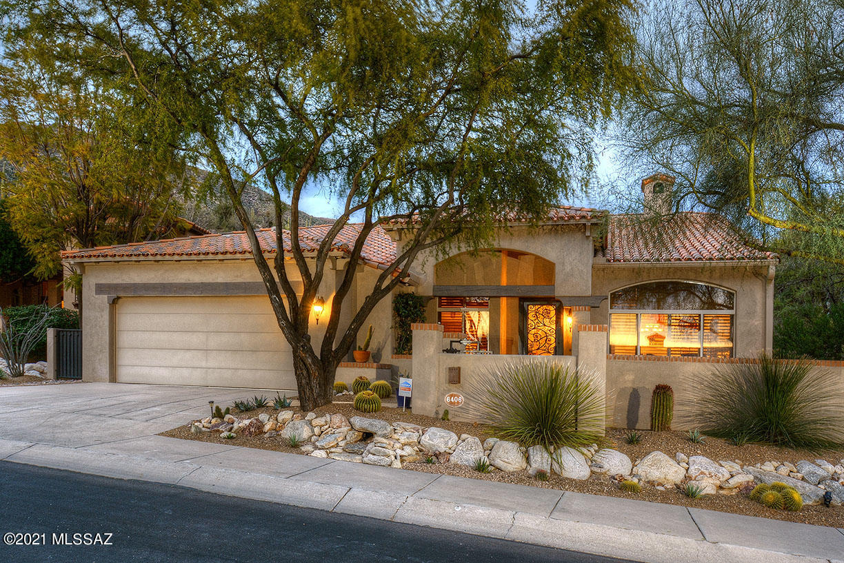 Luxury living at its finest! This spectacular home is nestled within the exclusive gated - golf community of Ventana Canyon, offering 4 bedrooms & 3 baths with the highest quality of finishes.