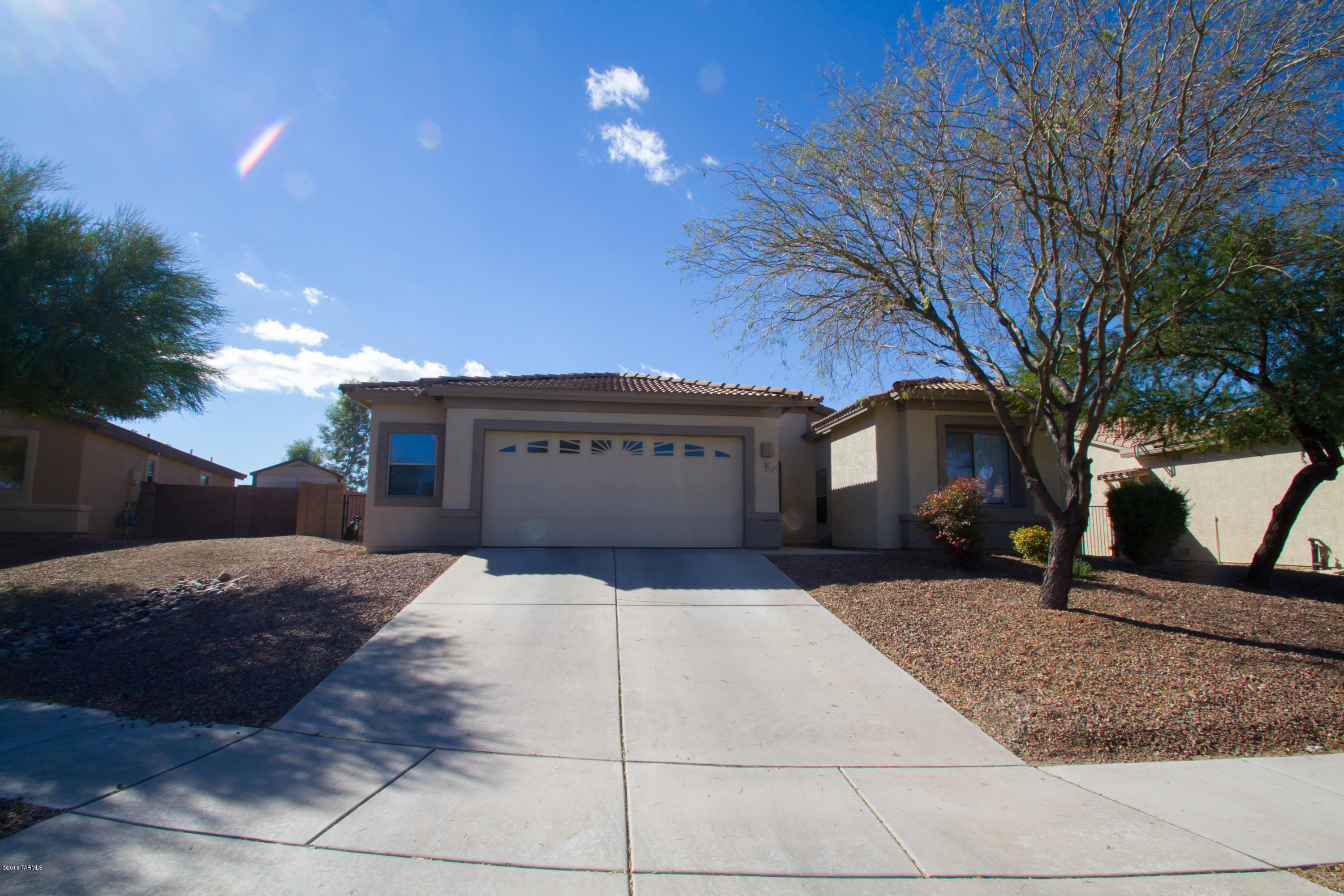 A true gem! This home checks all the boxes. Pool, check. Cul-de-sac, check. Golf Course across the street, check. No neighbors behind you, check. View, check. A truly unique property in Ranch Del Lago. There are three bedrooms, plus a separate office work area. The kitchen is huge with tons of cabinet space, and open concept with the living area. The master is spacious and features views of the pool, slider to the patio, a huge closet, and a great on-suite with dual sinks, a garden tub, and separate shower. This two and half car garage will also give you plenty of space for your toys! This home is a must see and rare opportunity in Rancho Del Lago.