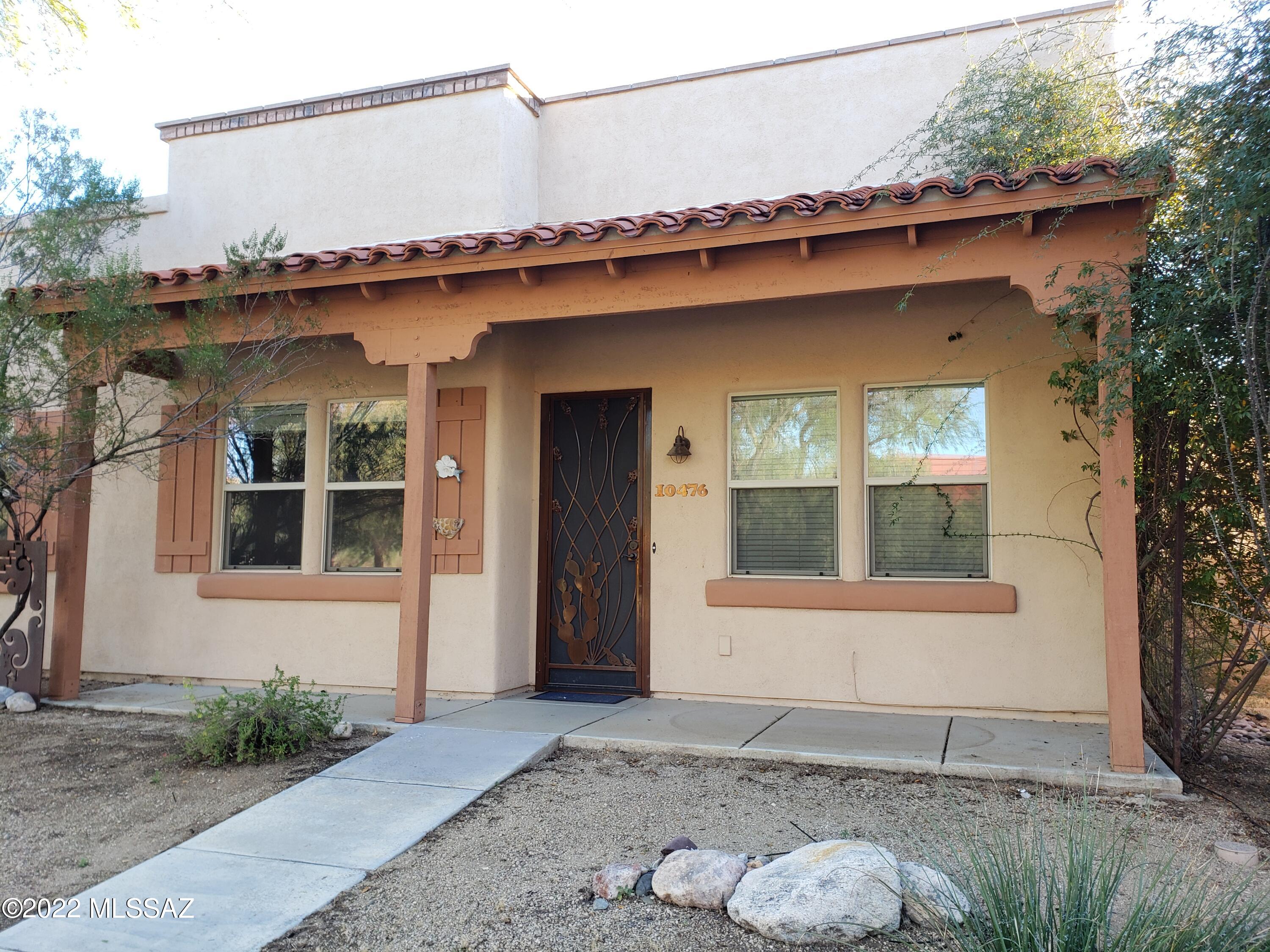 Fabulous 3 bdrm/ 2 ba home in desirable Civano neighborhood. Home is tiled throughout, with stainless steel appliances and granite countertops and gas fireplace. A portion of the garage has been closed in for a private home office with heating/cooling. Civano features a neighborhood center, tennis court, two swimming pools, playground, community garden, a large nursery and many local businesses right inside. There is also a K-5 and middle school in the community, part of the highly rated Vail school district. Shaded tree lined streets and many walking paths webbing throughout the community. Fantasy island on the West side of Houghton Rd is great for mountain biking. Also not far from Saguaro National Park east, and a short drive to Mt/ Lemmon.