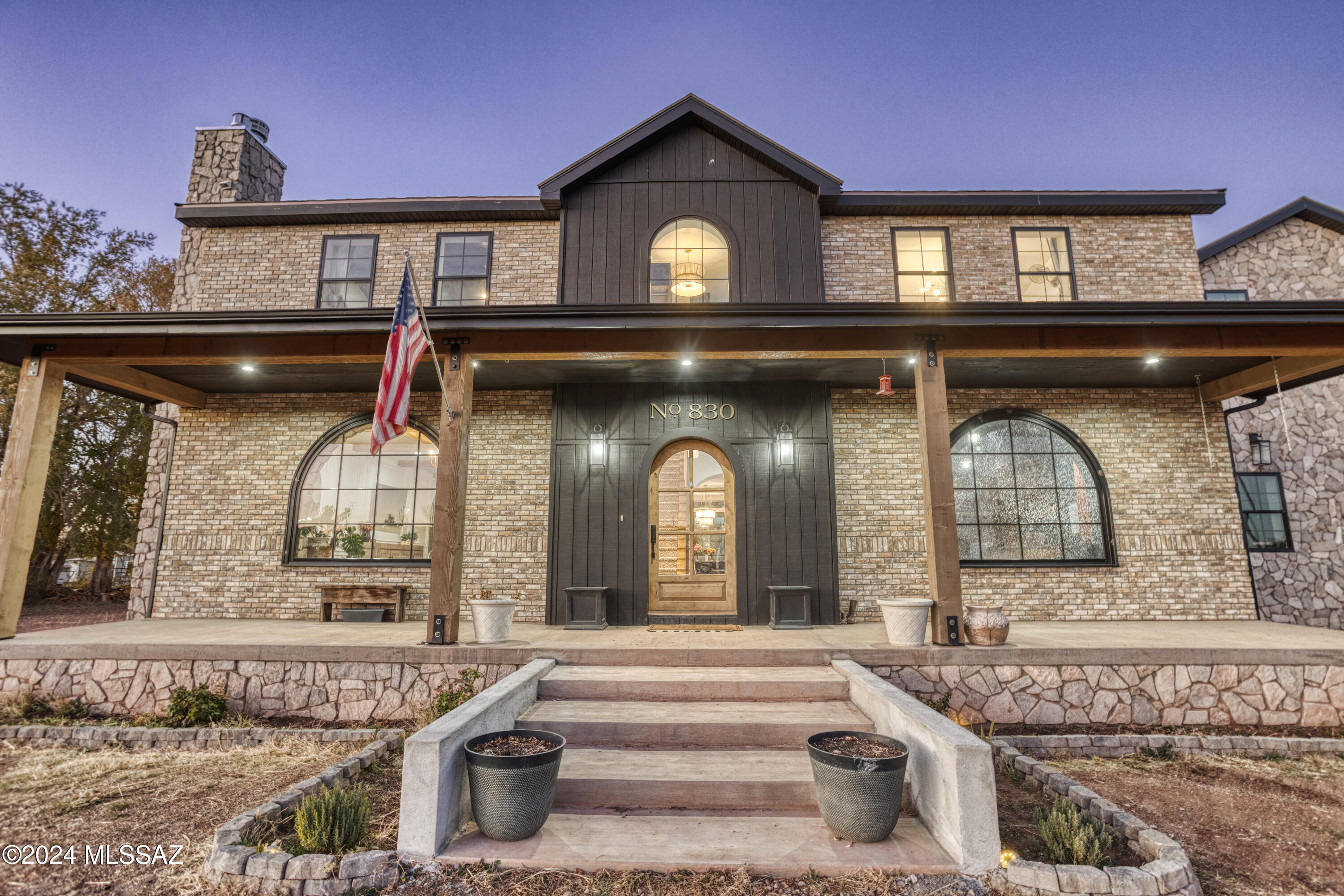 Unparallelled Quality, Efficiency & Beauty. Pella, Decra, Cove, Ilev, Scotsman, Generac, Sub Zero: All Names that Define Supreme Quality. Years of Preparation went into this Thoughtfully Designed 2-year-old Home. Constructed with Fox Blocks on 1.89 Level Acres Surrounded by Pastures. Outstanding Features such as: Coffered 10' Ceilings, Gourmet Kitchen with Cabinet Panel Appliances and Black & White Quartz, Millwork Closets, Detailed Molding, Formal Parlor, Butler's Pantry, 8' 5-Panel Accordion Door, Steam Shower with Body Sprayers, Hand-Laid Stone, Tile & Wood Throughout, Modern Décor & Design, Each Space Showcases Unique Elements, 4 Tankless Water Heaters, 2 Generators, Pickleball & Basketball Courts, Interior & Exterior Fireplaces, Separate Quarters, 3 Shares of Irrigation Rights & Pan ramic Views. Being Offered Furnished. Welcome Home!