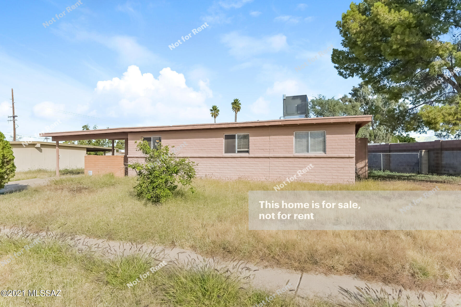 Fantastic 3 bedroom home in sought after Tucson location. Lush green landscape surrounds this beautiful house. Hurry to see it won't last long.