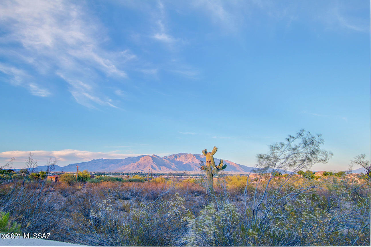 VIEWS of the Catalina and Tucson Mountains, lights and more!
3.36 acre homesite and a custom built home with 5 bedrooms + 3 full baths and a 3 car garage.  5th bedroom could become a den/office (has large closet and additional entry door to frontside of home).  Open great room, kitchen and dining areas with lots of windows for enjoying the views.  Loaded with extras:  Fireplace/media center, viga logs, slab granite countertops, custom knotty hickory cabinets, walk in pantry, master suite w/walk in shower and a soaking tub, landscaped front courtyard with gate, completely fenced backyard and so much more!  See features list attached.