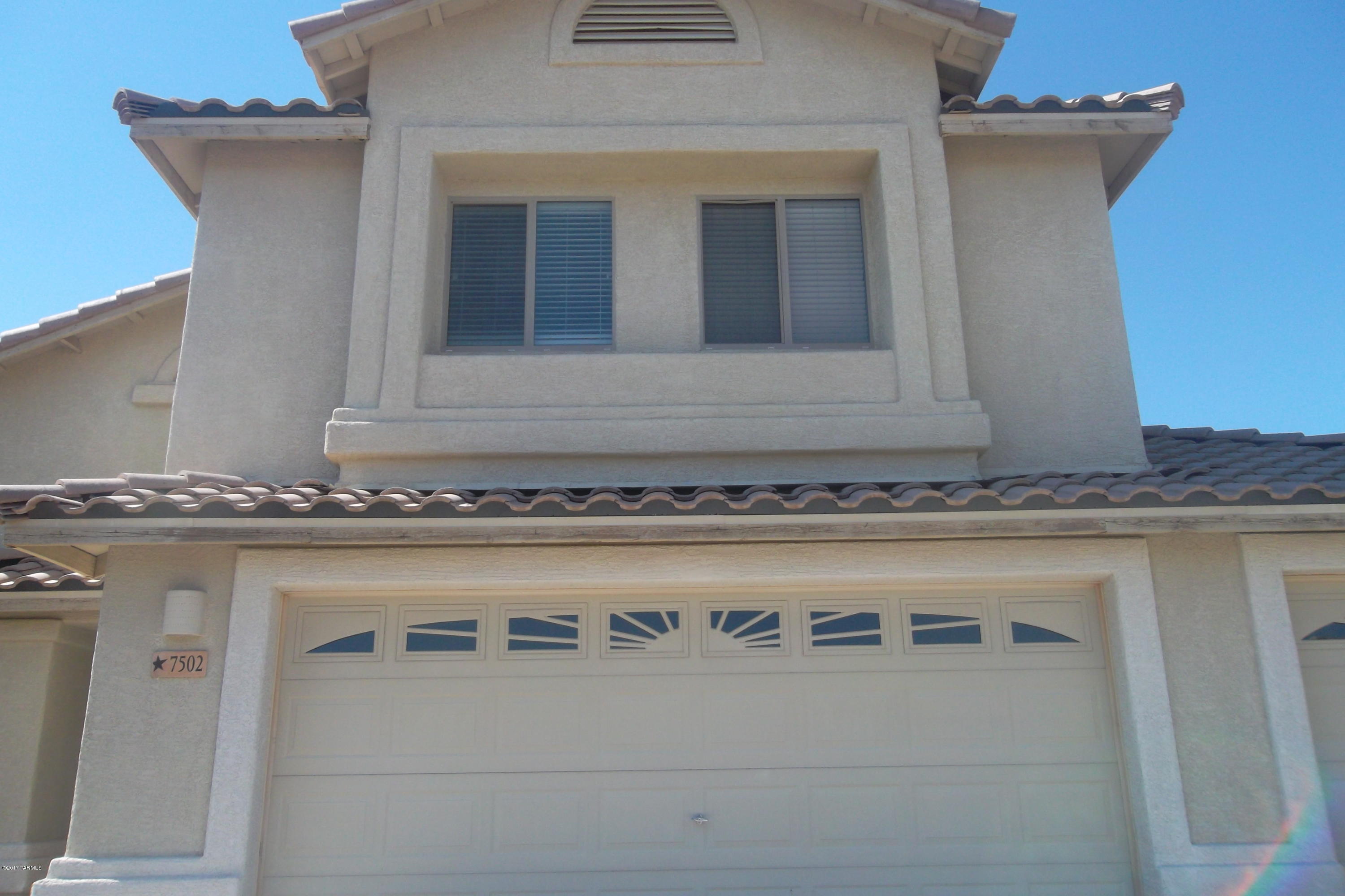 Newer 2-story 5 BR 3 BA home for rent. Spacious 3 car garage attached. House has carpet and tile with vaulted ceilings. Kitchen includes a stove, refrigerator, dishwasher and microwave. Ceiling fans in the bedrooms and spacious closets. Large walled back yard with covered porch area. House has A/C with washer/dryer hookups.