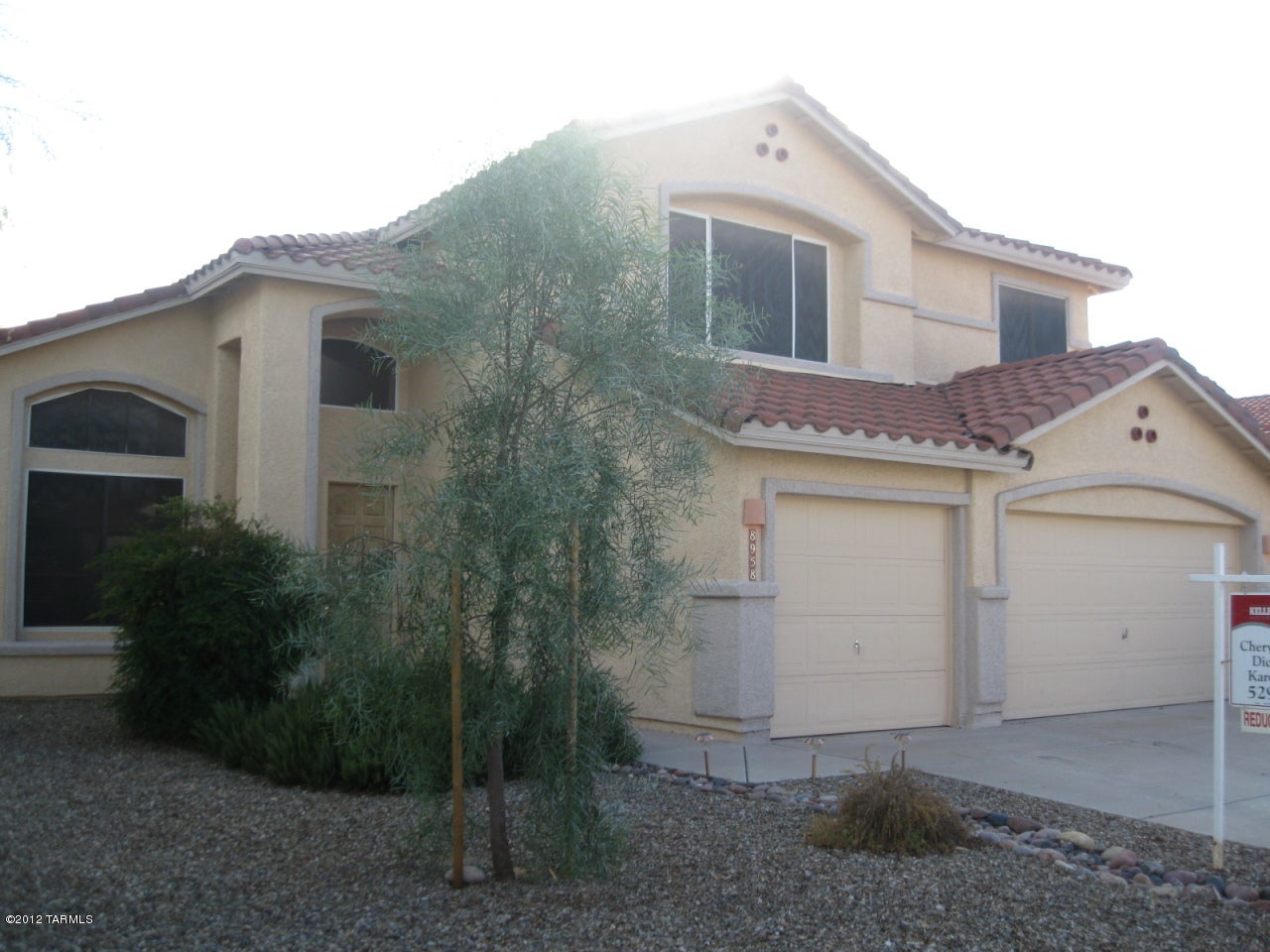 AVAILABLE AROUND JULY 1S. Amenities of this attractive & spacious (2,647')5 bd. 3 ba. Rita Ranch home include a spacious living rm. w/vaulted ceilings, nice kitchen w/granite counters & loads of cabinets & center island, spacious fam. rm. w/fireplace, attractive ceramic tile & wood laminate flooring, good size back yard w/large covered porch & extended patio,  master bdrm. balcony, and a 3 car garage w/built-in storage. Send us a tenant & we’ll send you a referral fee. Please contact the listing agents or your own agent to schedule a showing. Let us know if you have any questions regarding this property, our standard lease terms, our rental application requirements, and/or the pet policies. ** Best days & times for viewing for vacating tenants are Sat./Sun. from 8 AM to 7 PM.