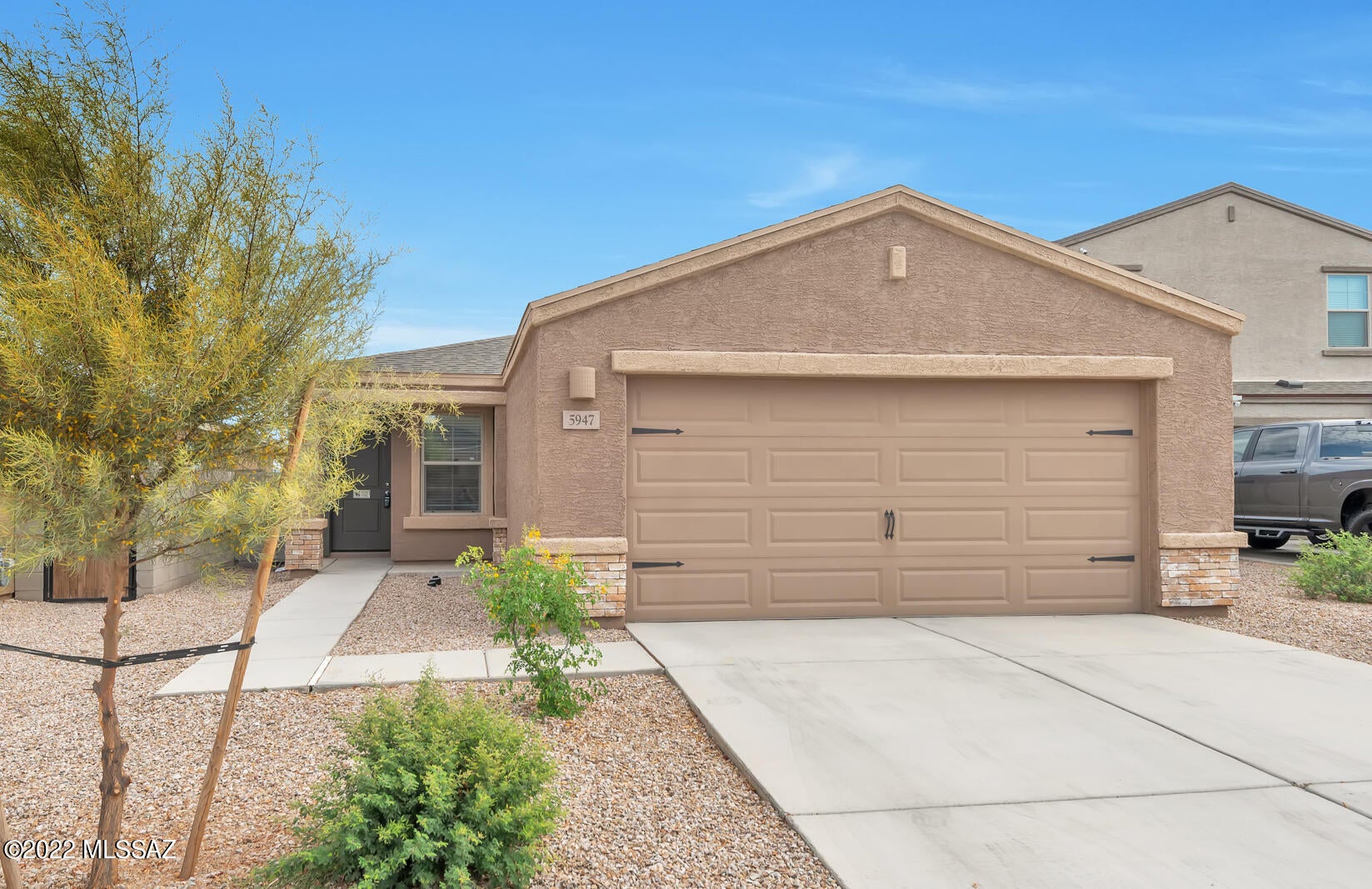 This better-than-new home is located in the picturesque community of Cantera. Enjoy an open floor plan, 3 bedrooms and 2 full baths. Upgrades include energy-efficient kitchen appliances, granite countertops, designer wood cabinets, brushed nickel hardware and a walk-in pantry closet. The primary bedroom suite has a walk-in closet, and the home has ceiling fans throughout.
Other amenities include an attached two-car garage, a fully fenced back yard with mountain views, and easy-care front and back yards. Easy access to Interstate 10, as well as Kino Sports Complex, Costco, and the UA Tech Park.

Visit our website to schedule your own private tour.

Requirements:*Must make 3X amount of rent as gross monthly income.*Credit score of 600 or above.*No evictions. *Background must not include any felonies for past 10 years.*Other restrictions apply, call for details. Fees:$55 Application Fee per adult. Everyone 18 years or older is required to apply. The administrative Fee is 1% of the Monthly rent. Accidental Damage Coverage $29 per month. Refundable Security Deposit equal to the amount of one month's rent.$300 Refundable Pet Deposit for each pet. Pet restrictions apply, call for details.
Equal Housing Opportunity