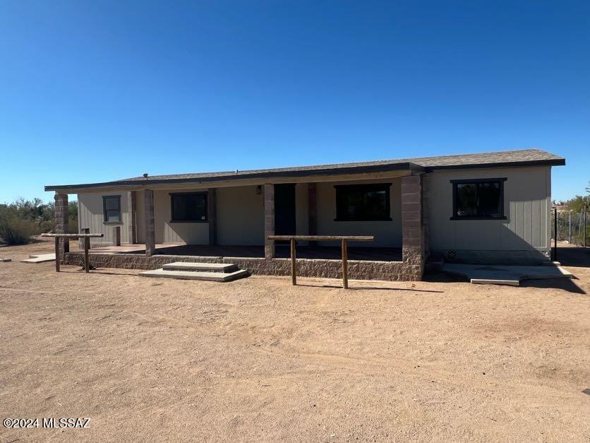 Manufactured home updated with modern interior design.