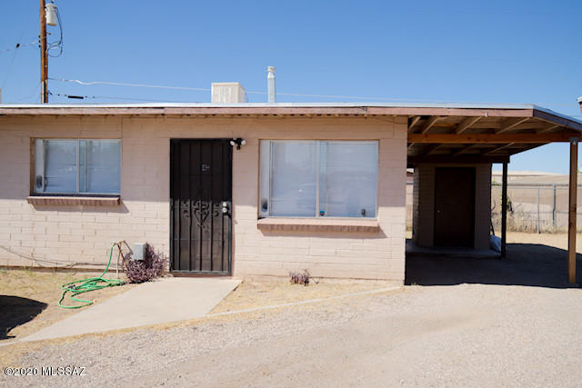 This 4 plex must be sold with MLS 22025946 as a package for 450K. This is a 4 plex and a 2 plex on two separate lots (sold as a package 107-12-199D and 107-12-199G) so this can be financed with Residential Financing! Did you hear me? I said Residential Financing! But Wait! There's More! This 6 plex sits on over a half an acre zoned R3! That means more units can be built! This is such a great deal and a rare opportunity right in the center of Tucson. All units are one bedroom/one bath with their own carports. The original 2 plex is on a septic system so NO sewer bills for two units! ( Owner pays water and sewage). The complex is set off Castro in a very private setting. You wouldn't even know it was back there. Rents are are currently too low but everyone is on a month to month.