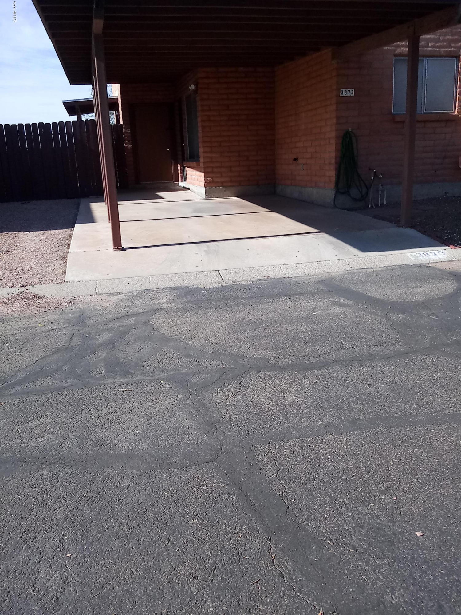 Great Location!  Minutes from the UofA, bus line, shopping, restaurants and the Tucson Mall.  A fantastic 21 unit community with private patios. These patio homes do not share a wall with your neighbor. This home has  6 ceiling fans, with plenty of storage, 2 private patios, natural light and a great fireplace perfect for those chilly Tucson wintery nights. The washer and dryer are sold as is.