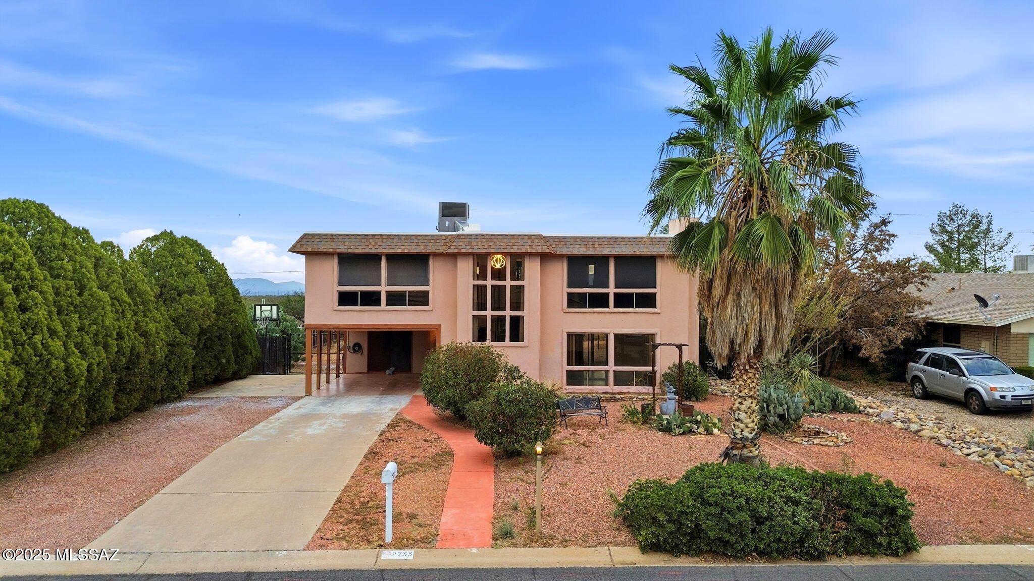 Welcome to Pueblo Del Sol Country Club Estates. Discover a charming move-in ready 3bed/2bath home. Featuring modern amenities. HVAC installed 2022, Smart Thermostat w/remote operation, New Electric panel May 2025 & EV charger. Kitchen offers beautiful quartz countertops & stainless steel appliances. An ideal space for culinary creativity & entertaining. Enjoy a spacious lot w/a large covered back patio, perfect for gatherings & relaxation. The elevated deck provides stunning views of the serene Sierra Vista landscape. A must-see for anyone looking for a comfortable living space. Your dream home awaits! Seller offering top-of-the-line Old Republic Home Protection warranty. Platinum plan with total care.

Outdoor enthusiast! Check out the amazing Kartchner caverns. Enjoy cave tours, the bat walk, camping & cabins. 
The Coronado National Forest offers you to experience all 4 seasons during a single day's journey. Spectacular views from the mountains. Wander through the desert among the giant saguaro cactus and colorful wildflowers in the morning. Linger over lunch beside a mountain stream or lake and play in the snow all before the day's end.(
Huachuca City & Benson are just a drive away.
Parents & students, Cochise Jr College Benson Campus in the area. For that next step in life.