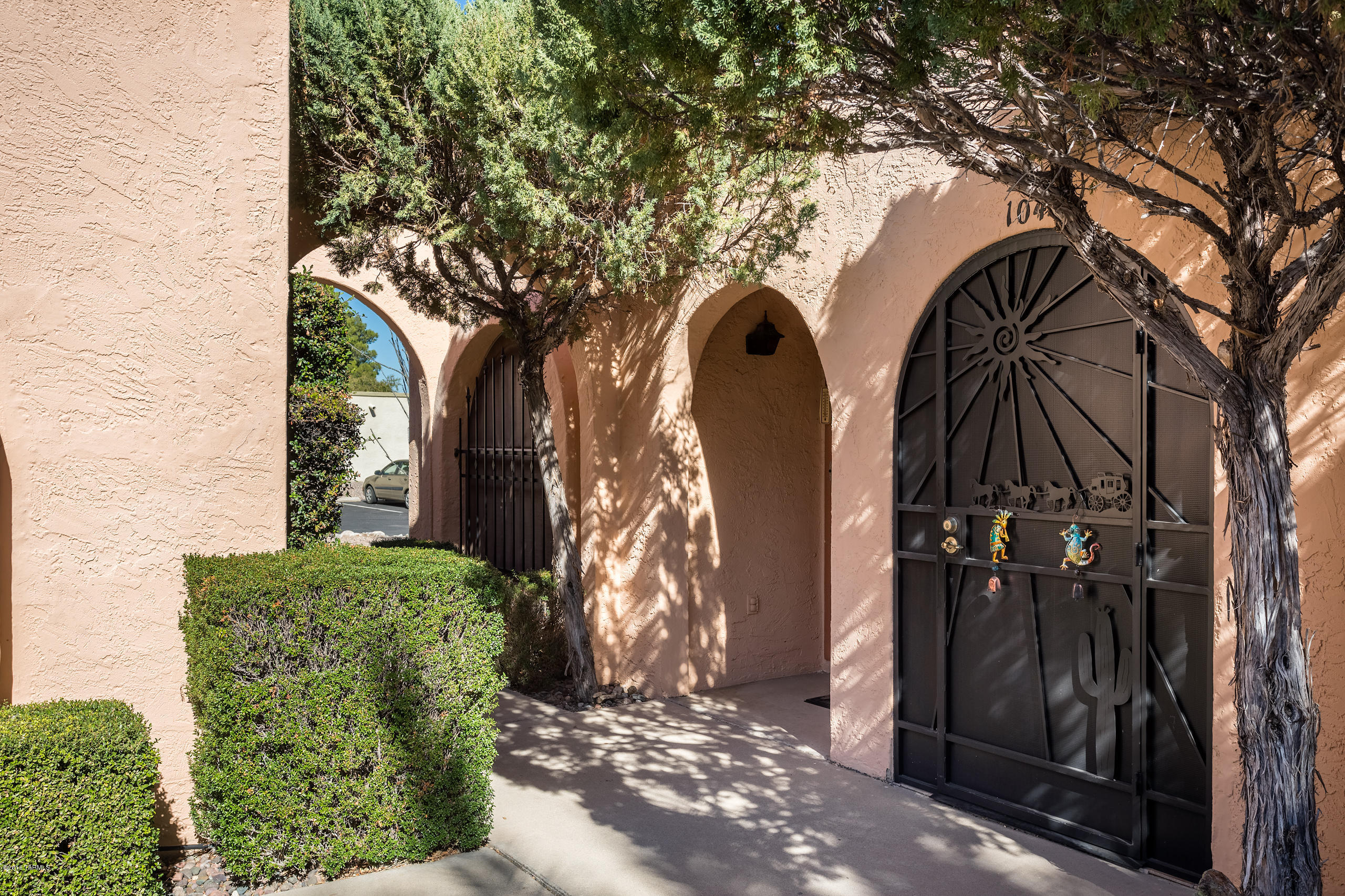 This Property is a Range price from $65,000- $69,000.  Rare 2/2 In Green Valley Resort Homes. Move in ready With new A/C & Windows. Great end unit with easy parking access. All you need to relax and enjoy all amenities of Green Valley.
Some furnishings to convey with accepted offer.
