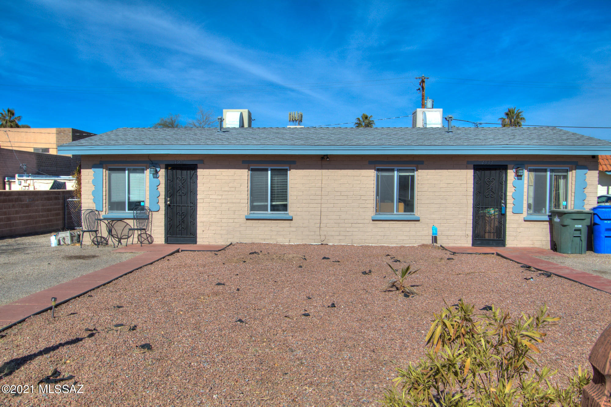 Two units, tenant occupied with leases in place. 1 bedroom 1 bathroom in central location. New shingles on roof as of 2019. One unit has new swamp cooler as of 2019. Do not disturb tenants.