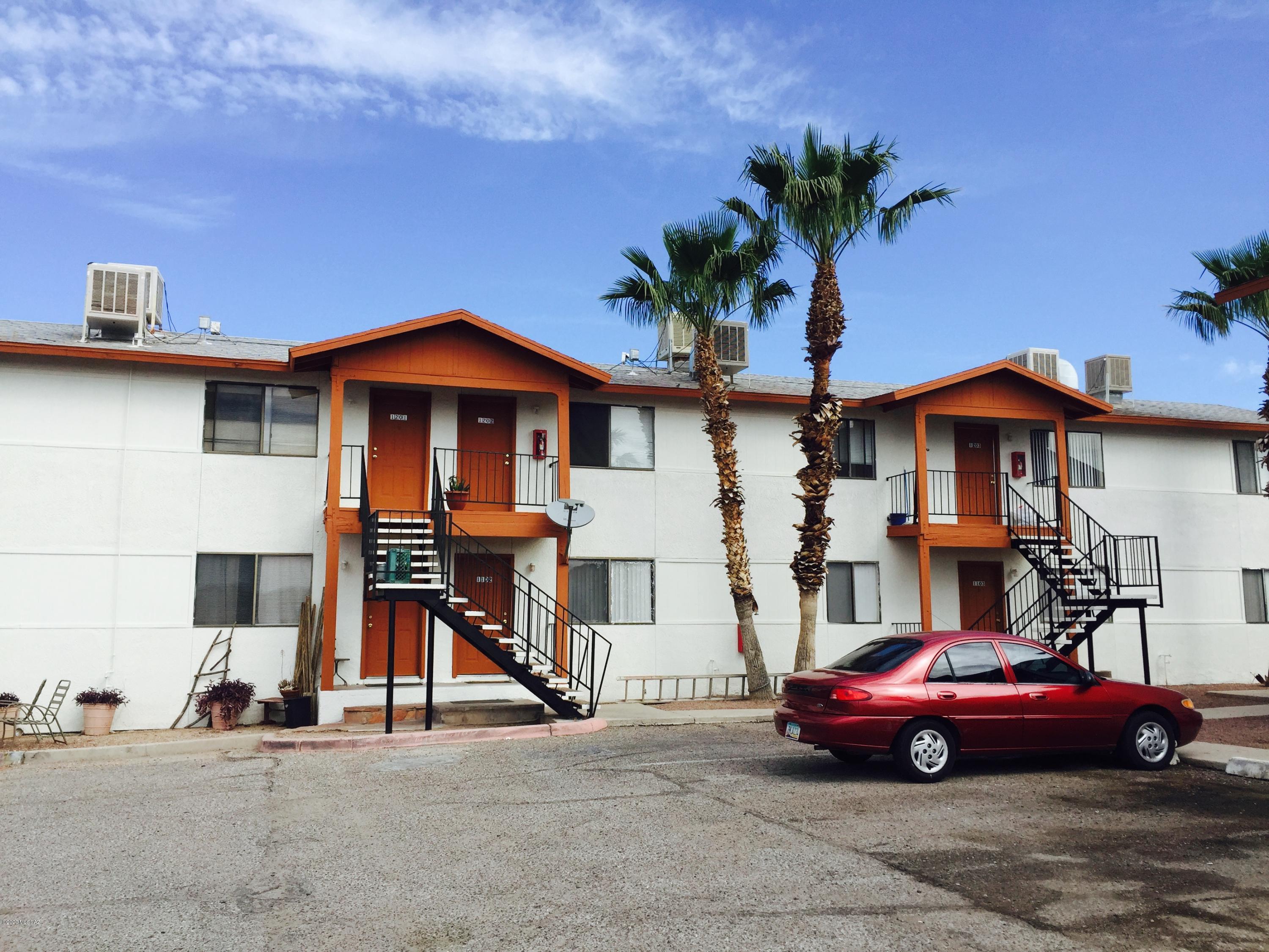Excellent investment opportunity! Very desirable location close to bus lines, shopping, park, community center, casino, restaurants and much more. Long term tenants, family oriented complex and most units have already been remodeled. Figures below are actual, Large units, ceramic tile floors, individually metered for electric, low maintenance landscaping. Property is located right behind the Rodeo Park and Rodeo Grounds, where once a year the longest non-motorized parade takes place. Nothing but upside potential in this property!