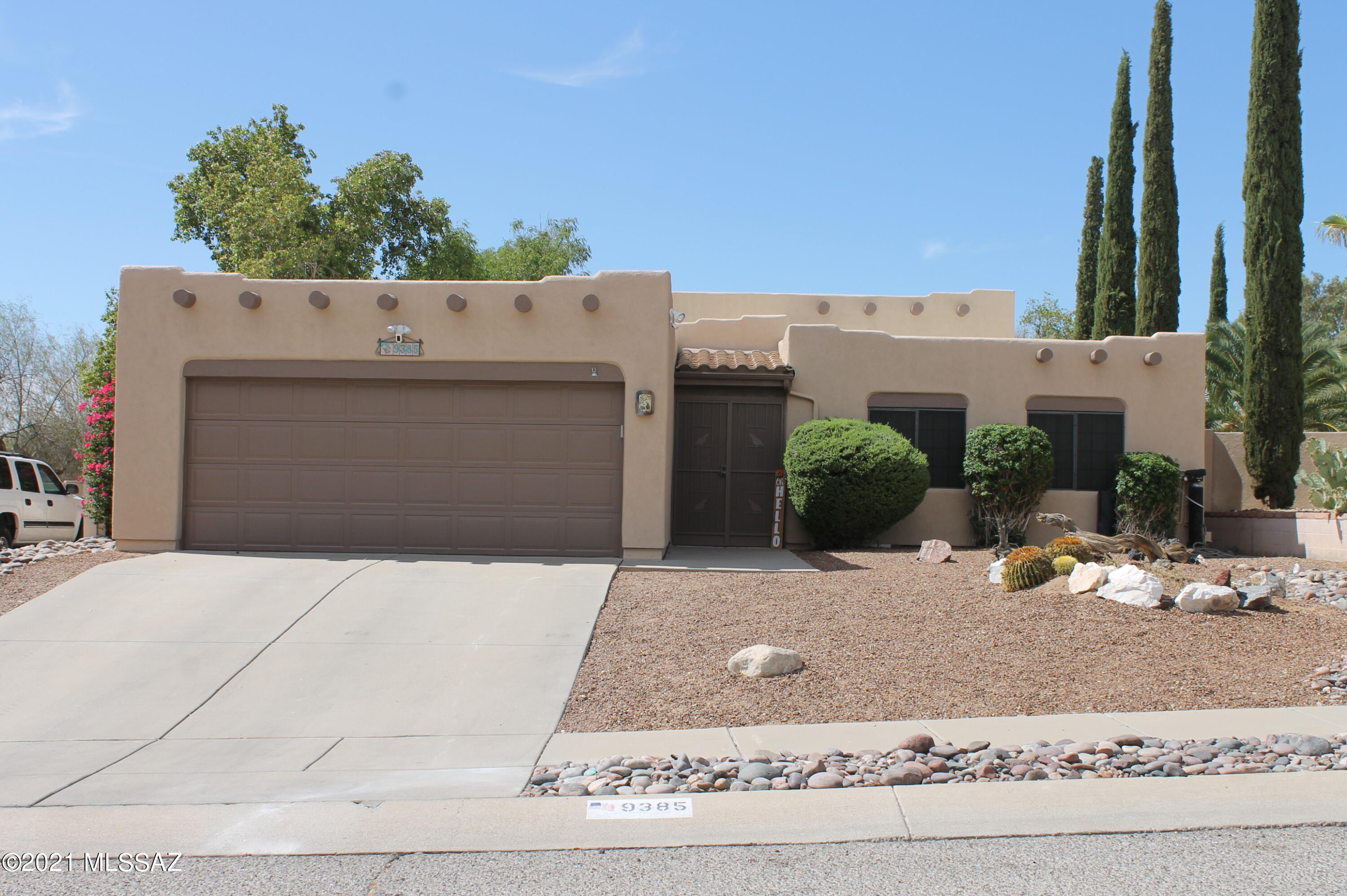 Southwest style home, updated, beautiful and bright.