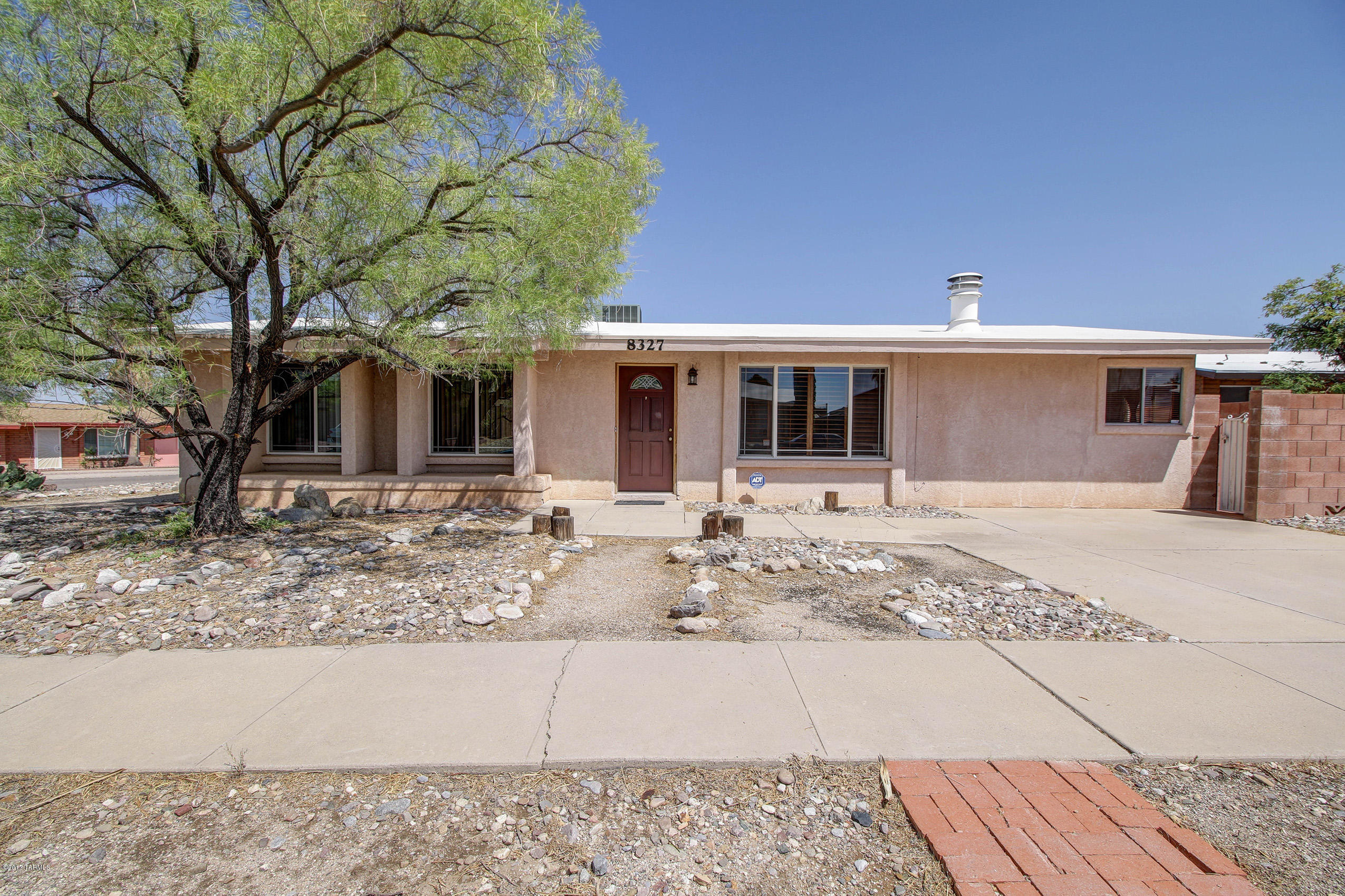 Eastside 3 bedroom and 2 bath with AC. Great floor plan with tile floors. Close to park, walled back yard all on a huge corner lot.