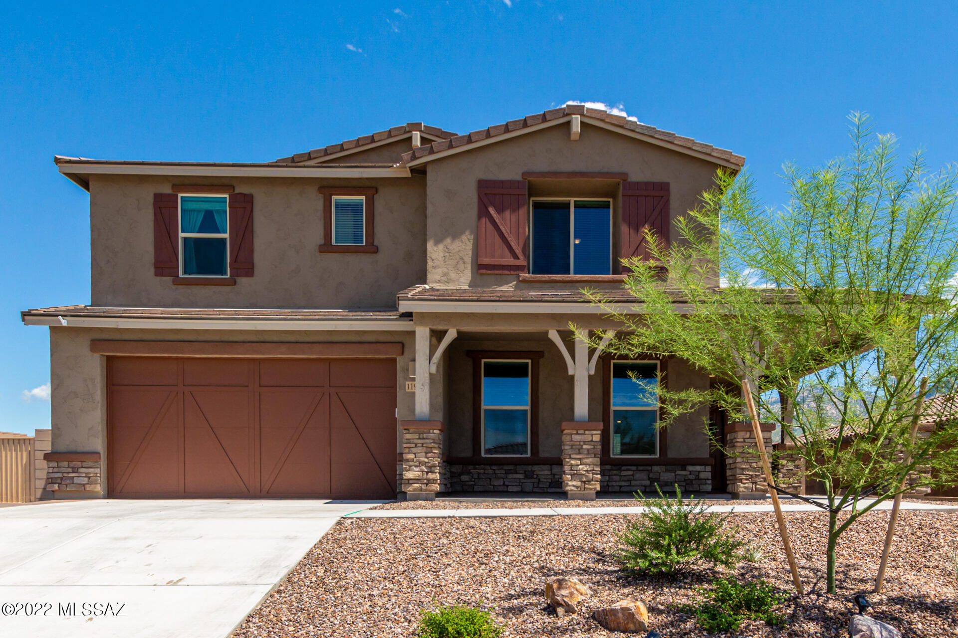 Spectacular 3475 Ft energy efficient Meritage Home at Silverhawke Phase 3! You won't believe the views from every window on this amazing 2021 build!  So many upgrades will leave you in awe. As you enter this pristine property you are greeted by a great room floor-plan, gourmet kitchen, ''preppers pantry'', 2 dens downstairs, dining area, powder room, split access staircase & top of the line finishes. All 4 Bedrooms are upstairs surrounding a large loft area with another picture perfect view.  The master suite, with panoramic views, features an upgraded spa like ensuite & oversized closet. The bedroom sizes will not leave you disappointed!  As a bonus there is one guest room with its own ensuite & walk in closet. Top all of this off with an oversize tandem 3 car garage with tons of storage.