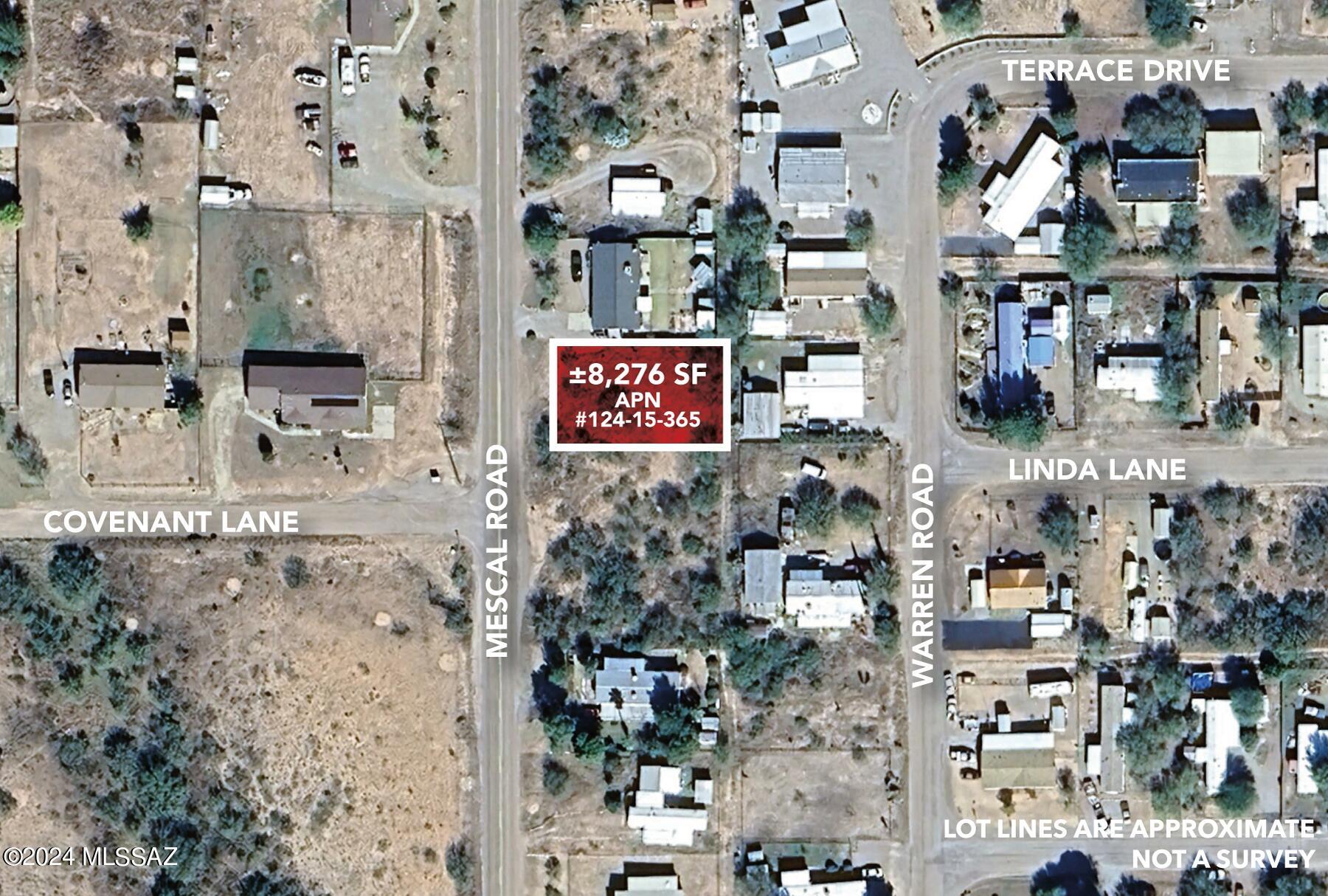 Benson / Mescal, AZ Lot with Utilities at the Gateway to Beautiful Happy Valley and Rincon Wilderness! Mescal Lakes Lot 363 is perfect for your new home! This lot features flat topography with utilities (water, power, and septic) at the property line. Enjoy a serene, rural lifestyle while being just a few minutes from the Interstate. This must-see property offers easy access via a paved road to I-10, combining convenience with a peaceful country atmosphere. It's close to many surrounding mountain ranges, including the Rincon and Whetstone Mountains, and just a short drive to all amenities in Benson, AZ. The lot is adjacent to the nicest home in the subdivision, and a new Dollar Store has been built just ¼ mile down the road. This lot is ready for you to build your cozy country home!