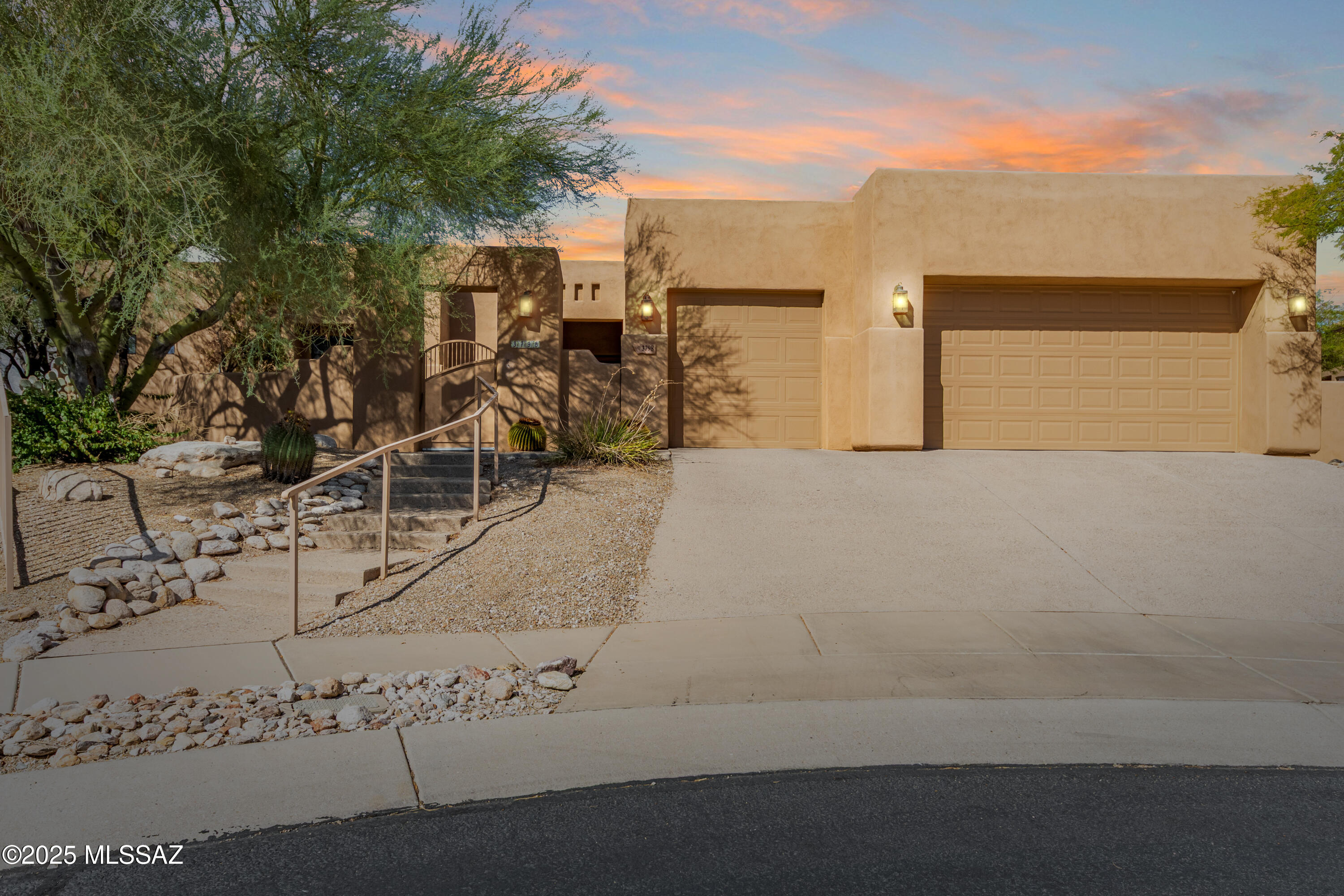 Welcome to refined Foothills living in one of Tucson's premier gated communities. This residence offers a 4-bedroom split floor plan that blends comfort and privacy with ease. Expansive windows showcase striking mountain views, creating a serene backdrop throughout the home. The outdoor environment is equally impressive, featuring a crystal-clear pool and spa designed for relaxation and enjoyment year-round. Interior spaces flow naturally, offering inviting living areas, thoughtful layout, and timeless appeal. The setting is quiet yet conveniently close to dining, shopping, and scenic trails. A well-kept property that captures the essence of Foothills tranquility and lifestyle.