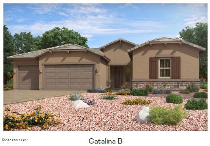 This single-family home boasts a kitchen with a large center island that overlooks the Great Room and dining area, extending to a covered patio for outdoor entertaining. The expansive owner's suite offers a spa-inspired bathroom and dual walk-in closets. Upgraded Kitchen Cabinets, Granite Countertops, Luxury Tile Flooring, Luxury Bathrooms, and a Super Garage! Ring Video Doorbell Pro, Alarm Base Station, Door & Window Contact Sensors, Motion Detector, Smoke & CO listener & Keypad, Level Bolt, Wi-Fi Heat Mapping, eero Pro Mesh Wi-Fi System, Honeywell Home T6 Pro Z-Wave Smart Thermostat, My Q Smart Garage Opener, Rinnai Tankless Water Heater, Soft Water Loop, Front yd landscaping & more.