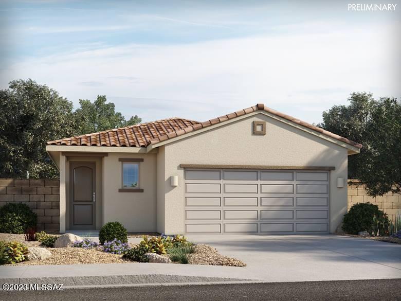 Brand new, energy-efficient home available by Apr 2024! The primary suite in this spacious single-story plan boasts dual sinks and a walk-in closet. Umber cabinets with dusty white granite countertops, stone-look tile flooring and warm beige carpet in our Calm package. Visit Las Patrias at Star Valley in Tucson, AZ. Located less than 10 minutes from I-10, Las Patrias offers convenient access to employment centers and downtown Tucson. This family-friendly community features several amenities such as bike and walking trails and playgrounds. We also build each home with innovative, energy-efficient features that cut down on utility bills so you can afford to do more living.*  Each of our homes is built with innovative, energy-efficient features designed to help you enjoy more savings.