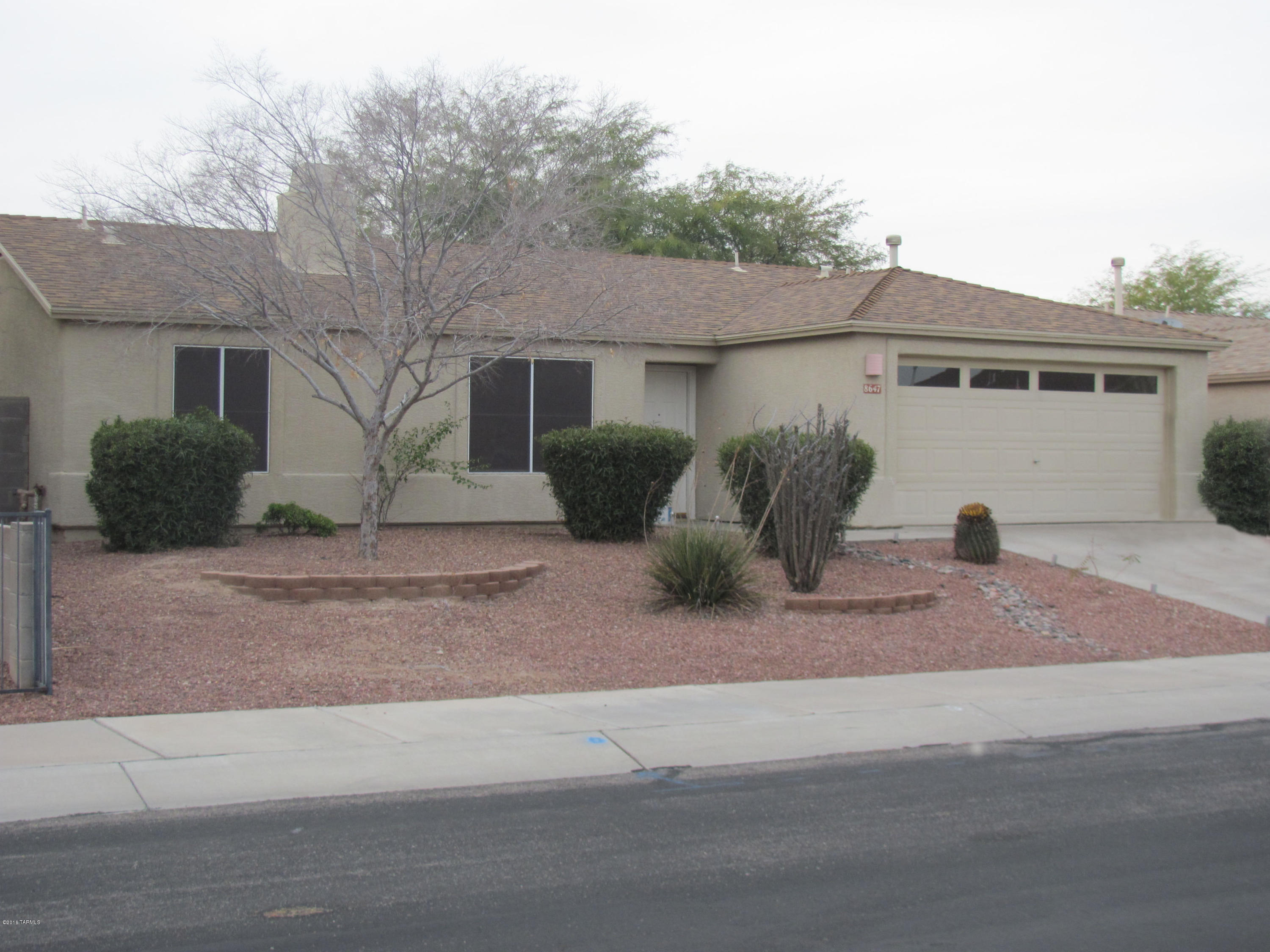 Blt in '99 this property was designed for maximum use of every inch. Beautiful tile flooring throughout, fireplace in the living room, dining area by the kitchen, and a 2 car garage. Appliances included refrigerator, oven/stove, built in microwave, dishwasher, washer and dryer. Spacious master bedroom features a large walk-in closet. Backyard has room to spread out and house is located next to this quiet community's park. Pets are subject to approval. .**RENTAL RATES REFLECT A $65 CONCESSION FOR TENANTS AGREEMENT TO CHANGE HVAC FILTERS MONTHLY. RENTAL RATES ARE $65/MO HIGHER THAN STATED W/O CONCESSION.***SECURITY DEPOSIT $ 1,445.00.