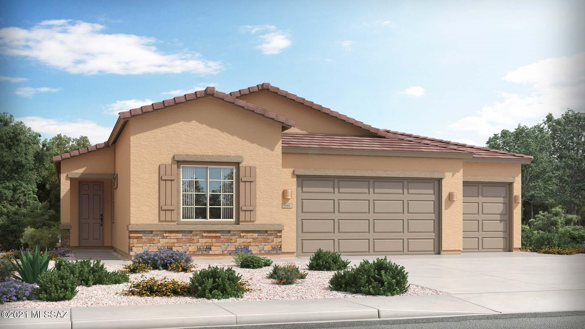 Molino Plan Ready April 2021-
3 bedrooms, two baths, 3 car garage. 
Open family and dining room. 
SS GE Appliances. 
Cabinets: Tahoe Painted Linen,
Granite: Giallo Ornamental,
Extended Patio across back of home. Owner's bedroom has sliding glass door.
Luxury Bath Package with Rain Shower Head. Ring Video Doorbell Pro, Ring Alarm Base Station, Door & Window Contact Sensors, Motion Detector, Smoke & CO listener & Keypad, Level Bolt (the invisible smart lock), Wi-Fi Heat Mapping, No Dead Spots-superior Wi-Fi experience, eero Pro Mesh Wi-Fi System,
Honeywell Home T6 Pro Z-Wave Smart Thermostat, My Q Smart Garage Opener, Rinnai Tankless Water Heater, Soft Water Loop, Front yd landscaping & auto timer, paver driveway & entry walk, gas stub outside for BBQ, and so much more!