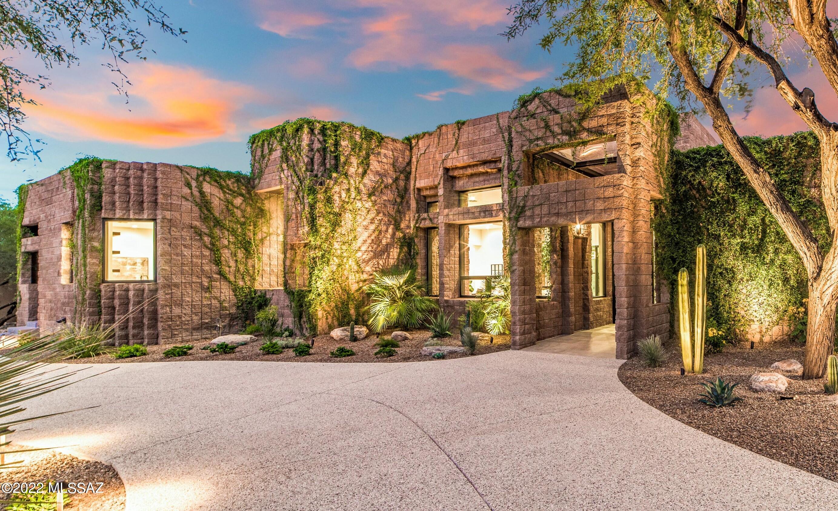 Exquisite in Style & Substance, a Modern Masterpiece in the Southwest. Beyond 'Renovation', this Architecturally Significant Home has been Uniquely & Thoroughly Re-Imagined. Expansive Windows Connect the Stunning Natural Setting w/ Elegant Indoor/Outdoor Living. Original Design Paid Homage to Frank Lloyd Wright's ''Textile Block'' Era, w/ Ribbed Facades Reflecting the Rugged Santa Catalina Mountains & Native Saguaro Cacti. Integrative Contemporary Design Concept w/ Flawless Execution by Contractors LJB Construction, LLC & Architectural Touch, LLC. This Artistic Creation Weaves Modern Living w/ Original Organic Design Intention. Major Recent Improvements Include Windows & Sliding Glass Doors by Marvin & Quaker. Custom 8' Glass Double Door at Entry. Luxury Appliance Package Including Built-In 30" Fridge & 30" Freezer, 84" 3 Zone Wine Refrigerator, 48" Duel Fuel Range w/ Double Oven and Built-in Microwave Drawer. Textured European Cabinets, Custom Made for Ultimate Functionality Including Appliance Panels. 24" x 48" Italian Tile Floors, Wood Floors in Owner's Suite & Den. 5 Lennox HVAC Units, Improved Ducting System, Electrical Upgrades, Plumbing Upgrades, All New Lighting, Fans, Fixtures, Shower Surrounds, Bathtubs, etc. New Interior Doors,  3 New Garage Doors/Motors, Extensive Custom Tile Work on Fireplaces, Bathroom Walls & Kitchen Backsplashes. New Drywall & Insulation. Wide Width Base Boards. Beautiful Variety of both Quartzite & Quartz Counters. New Exposed Aggregate Concrete Driveway. Newly Designed Landscape Plan. Specimen Cacti, Plants, Shrubs & Irrigation System. Landscape & Driveway Lighting. Outdoor Kitchen w/ Slate Top, 42" Grill & Outdoor Beverage Fridge. Gas Firepit is Backyard Centerpiece. Turf Area & Putting Green. Custom Metal Fencing, Railing & Gates. Prime Location in Guard Gated Ventana Canyon Golf & Racquet Club, Home to 36 Holes of Tom Fazio Designed High Desert Golf. Owner has Real Estate License in Arizona.
