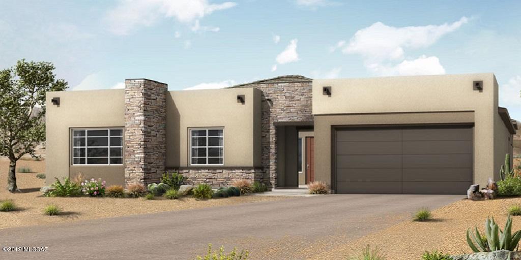 Terrain plan: 4 bedroom + Teen retreat w 12' slider to courtyard. 3-car tandem garage. Soft-water loop prep. Tankless Water heater.  16' slider at greatroom. Gas fireplace. Sunset deck/pool & spa in backyard. Gourmet kitchen w French door Refrig, gas 5-burner cook-top, pots & pan drawer, roll-out shelf, cushion close, walk-in pantry, granite counters, tile back splash. Executive height cabs in all baths. Touch screen dead bolt key pad.